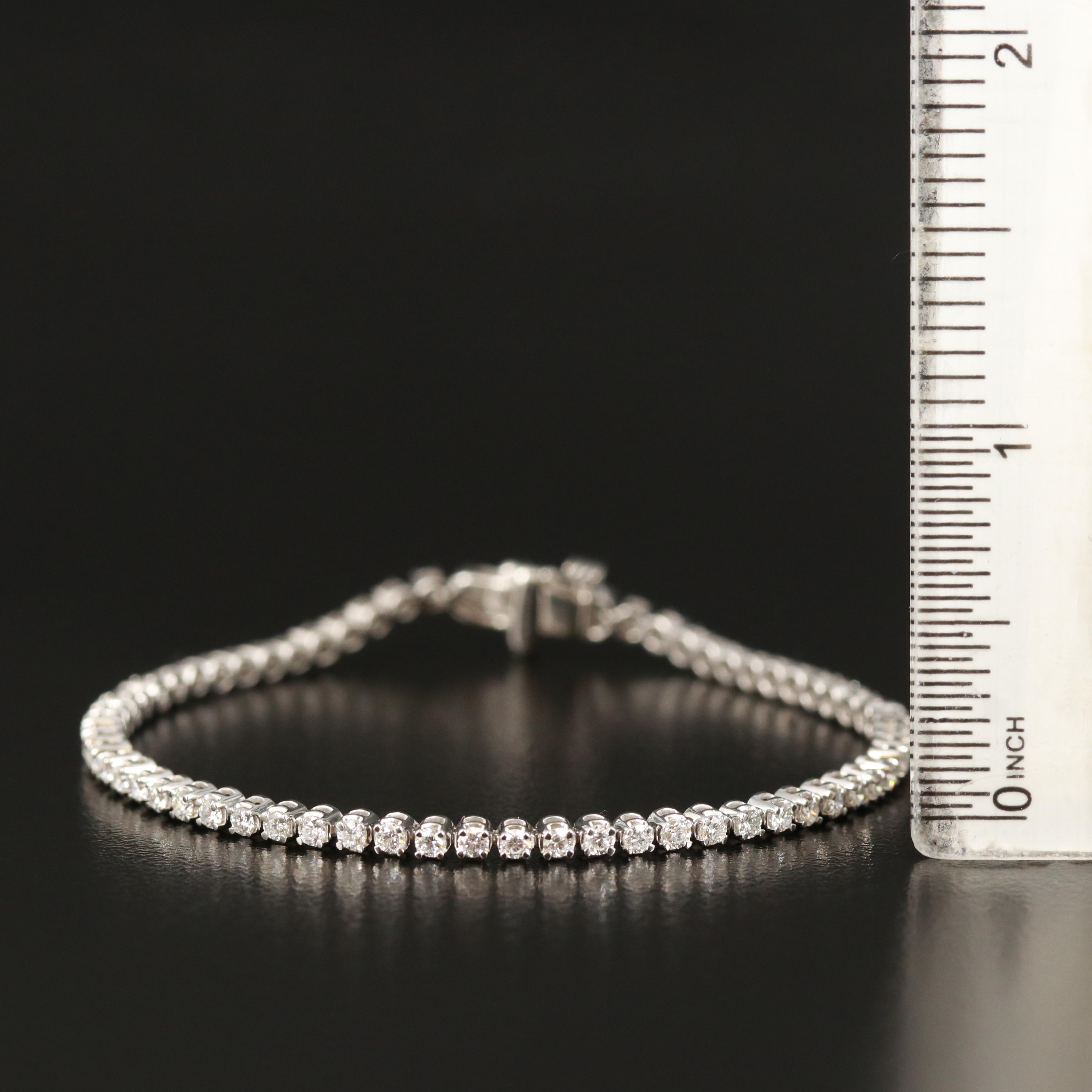 14K 1.84 CTW Diamond Tennis Bracelet