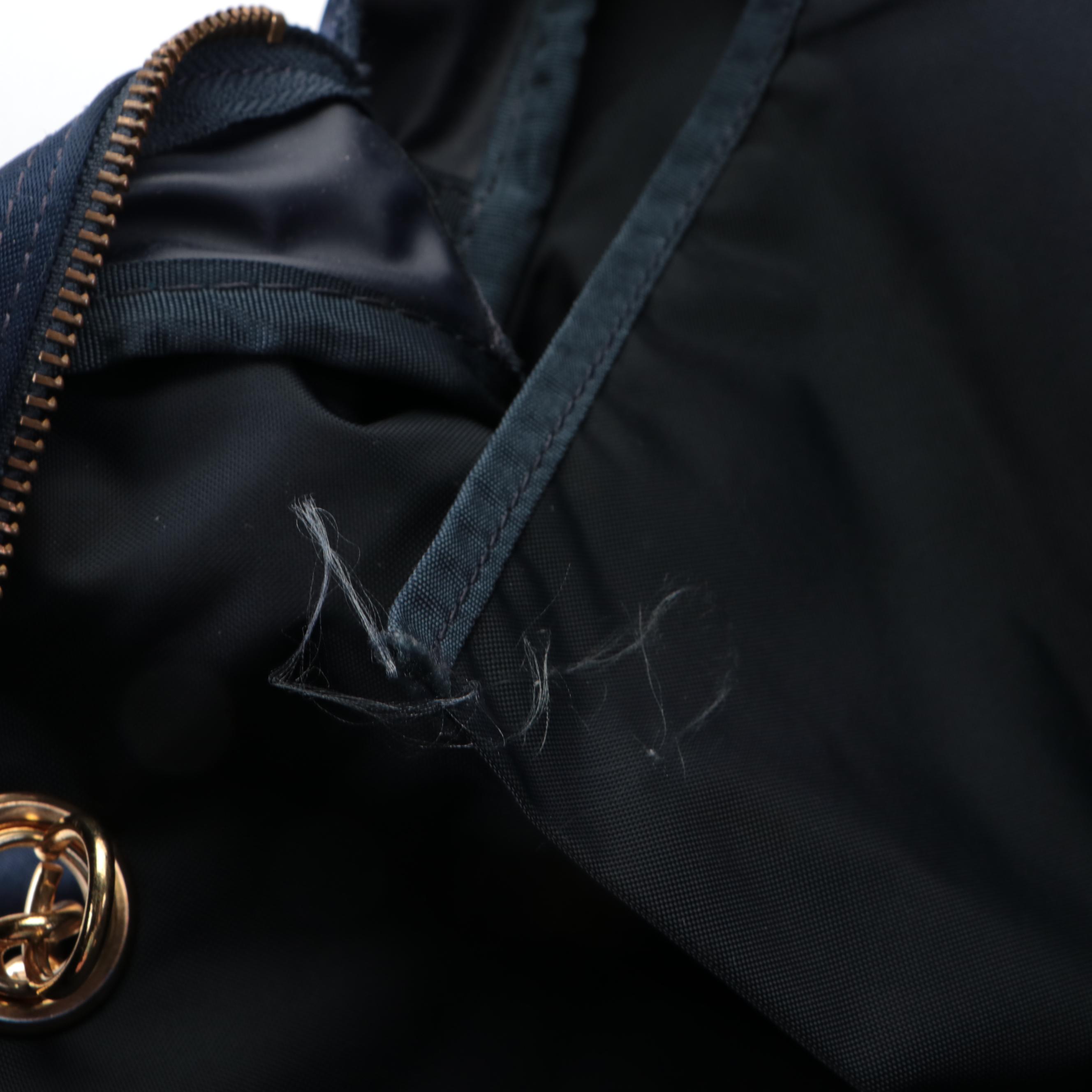 Valentino Garavani Sport Domed Handbag in Blue with Chain Link Straps