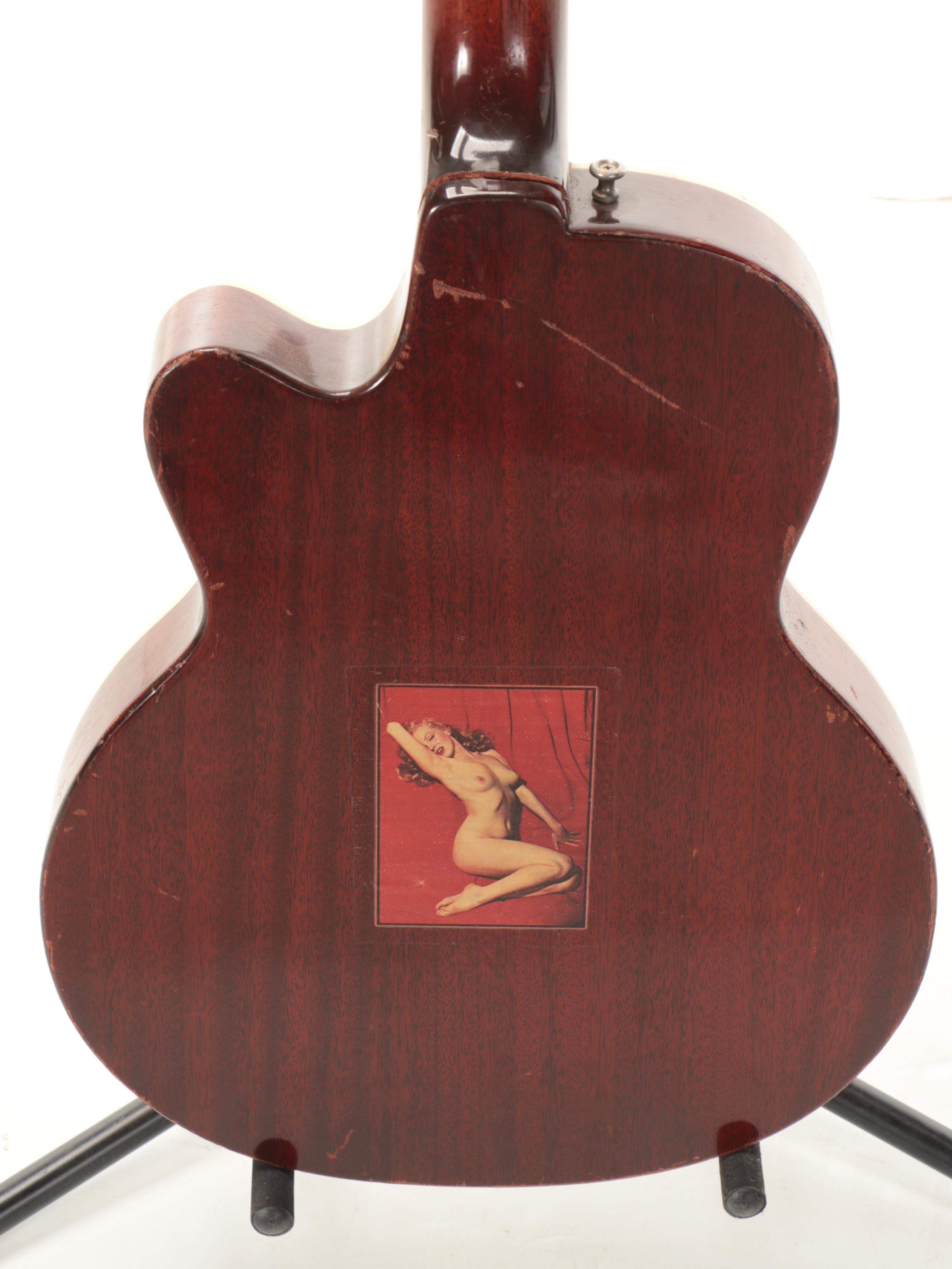 Guild M-65 "Freshman" 3/4 Size Semi-Hollow Electric Guitar with Case, 1960