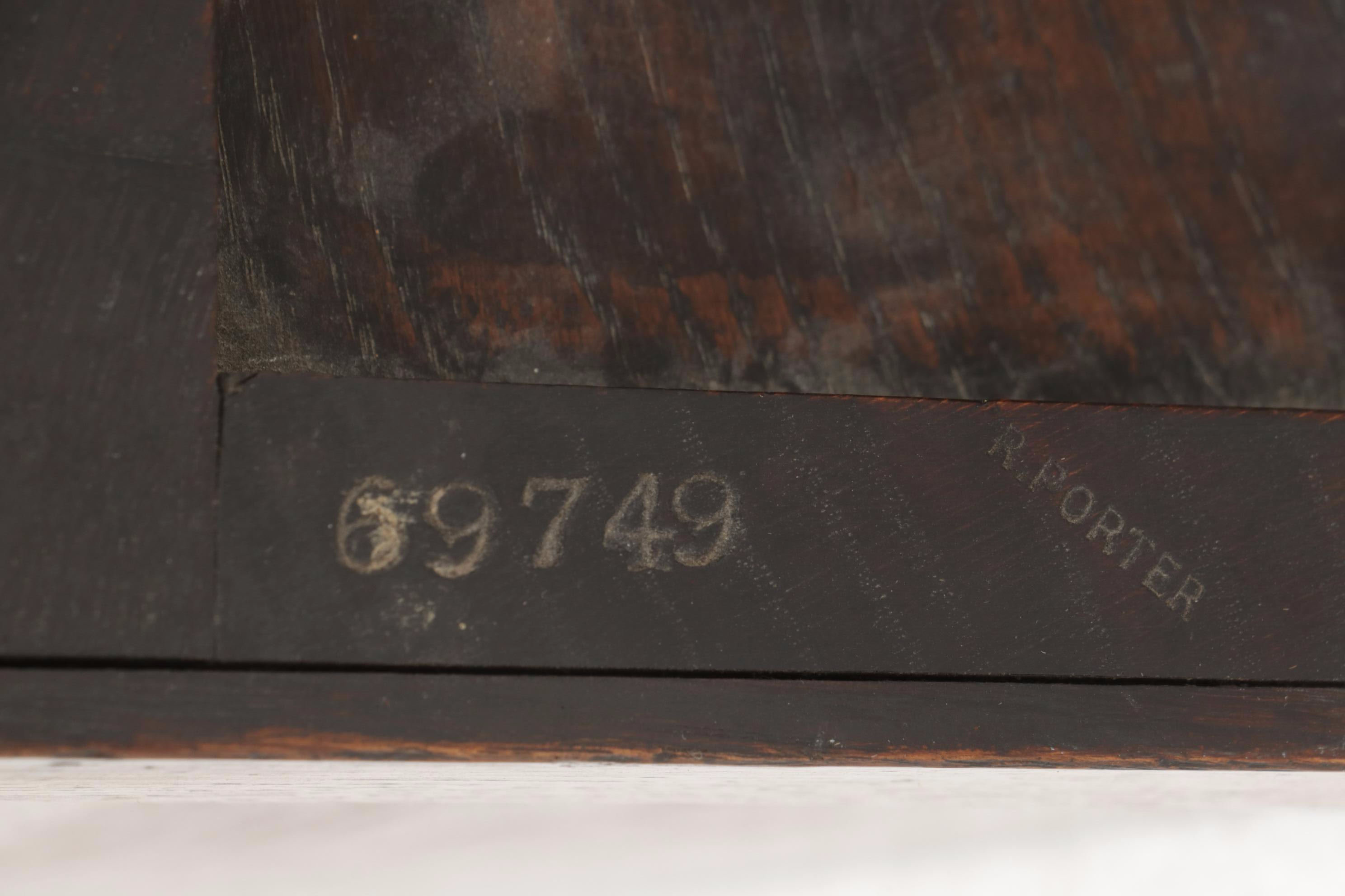 The Gledhill-Brook Time Recorders Ltd. Oak Cased Time Clock, Early 20th Century