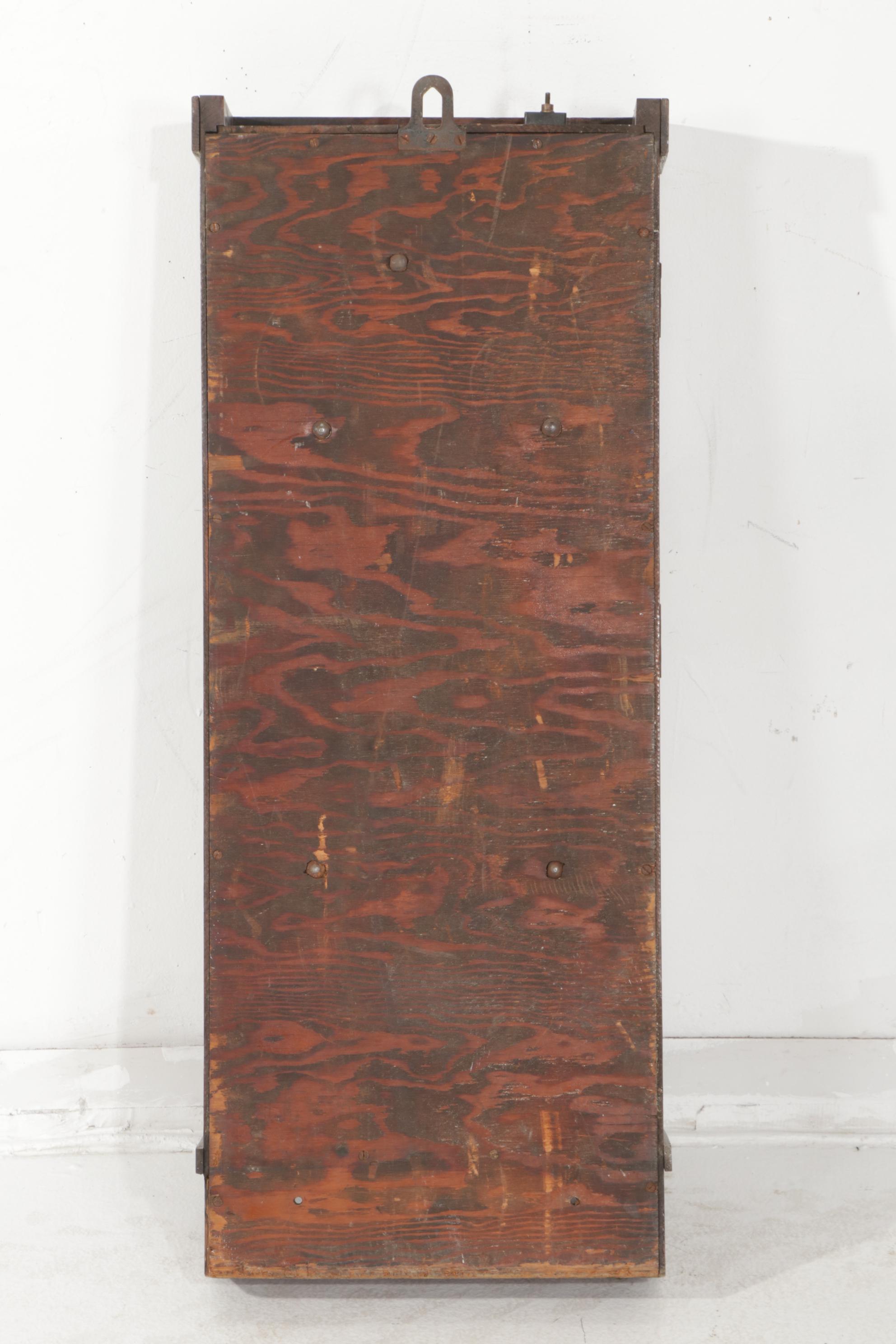 The Gledhill-Brook Time Recorders Ltd. Oak Cased Time Clock, Early 20th Century