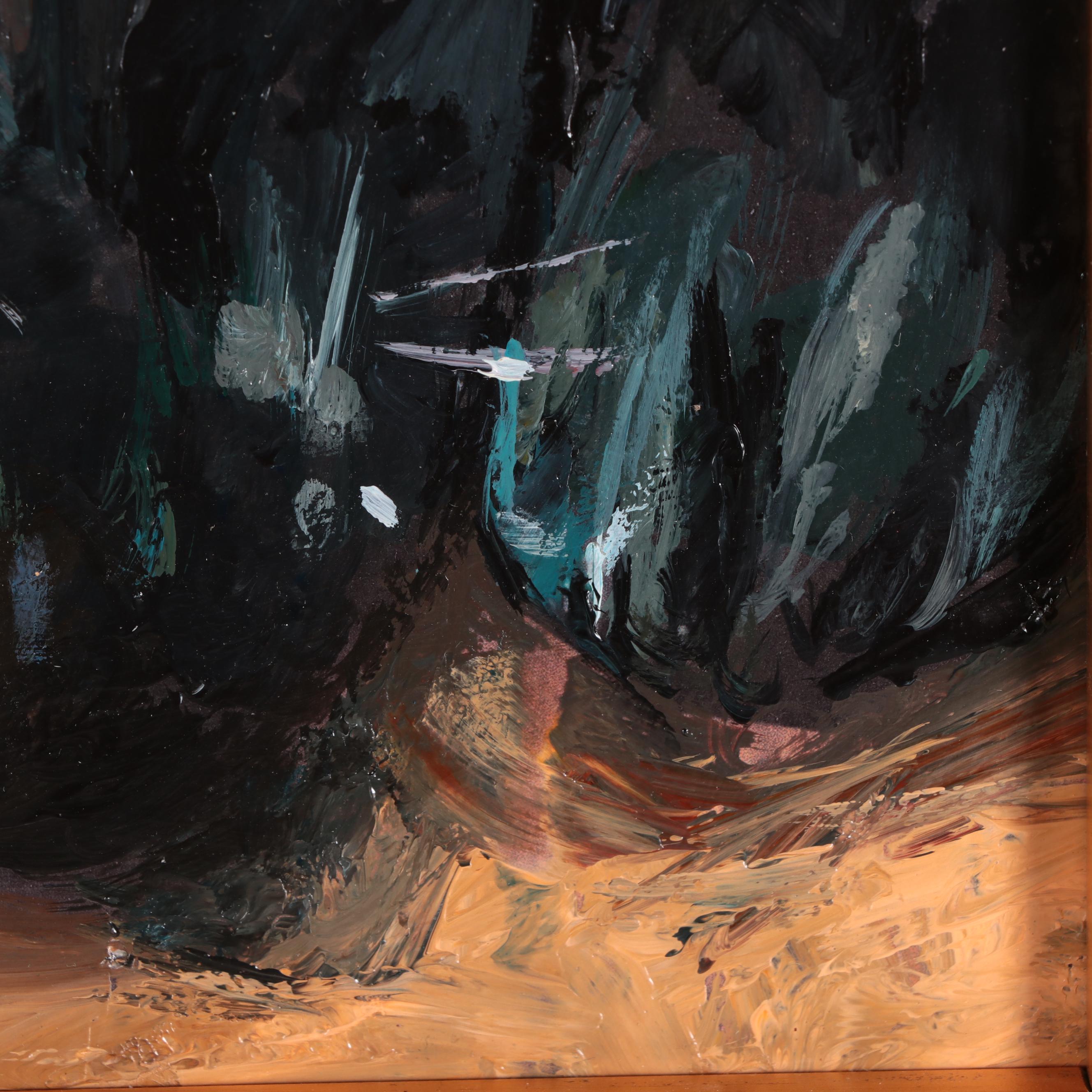 Adam Deda Dog Oil Portrait "Black Labrador"