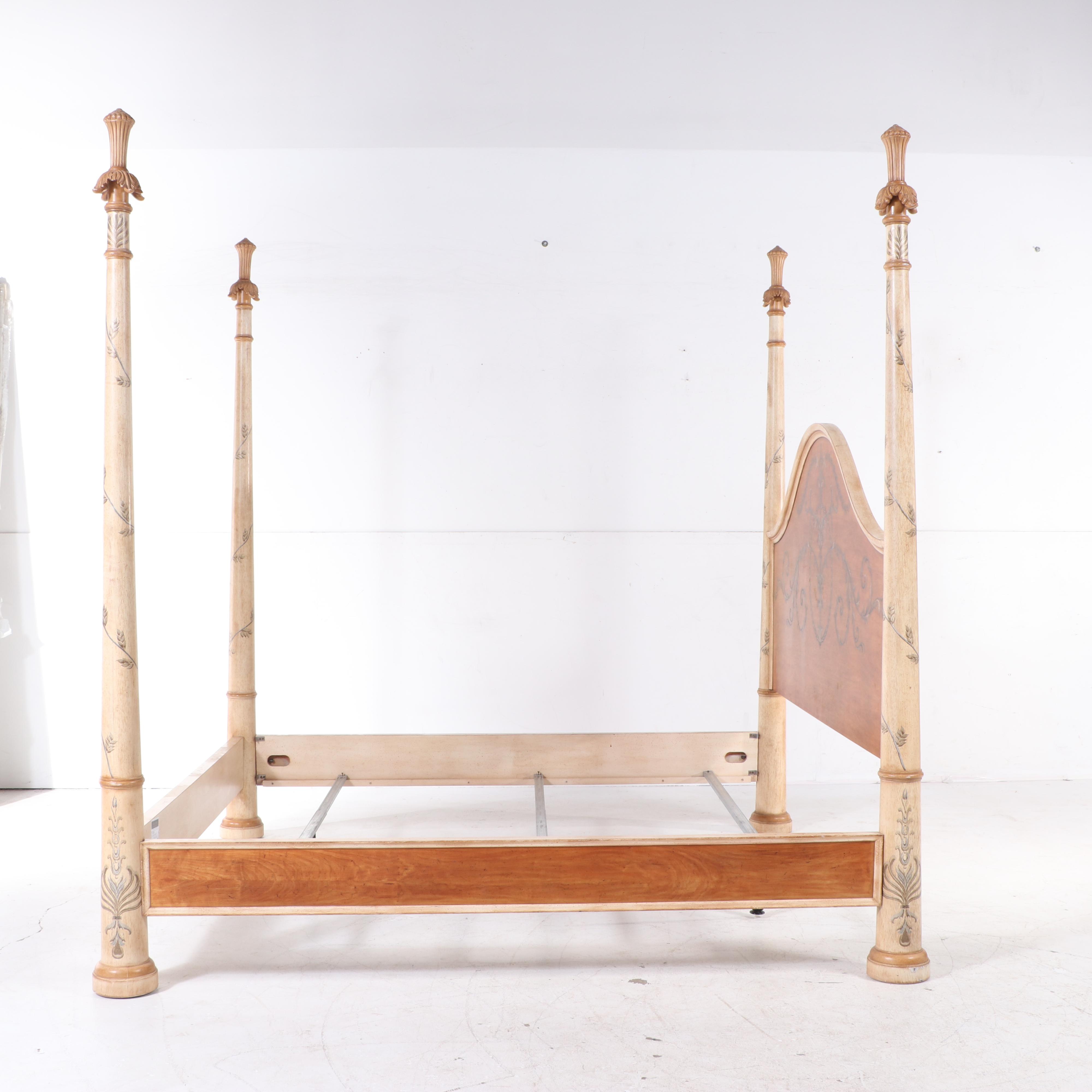 Ferguson Copeland Ltd. "Venetian" Paint-Decorated King Size Bed Frame