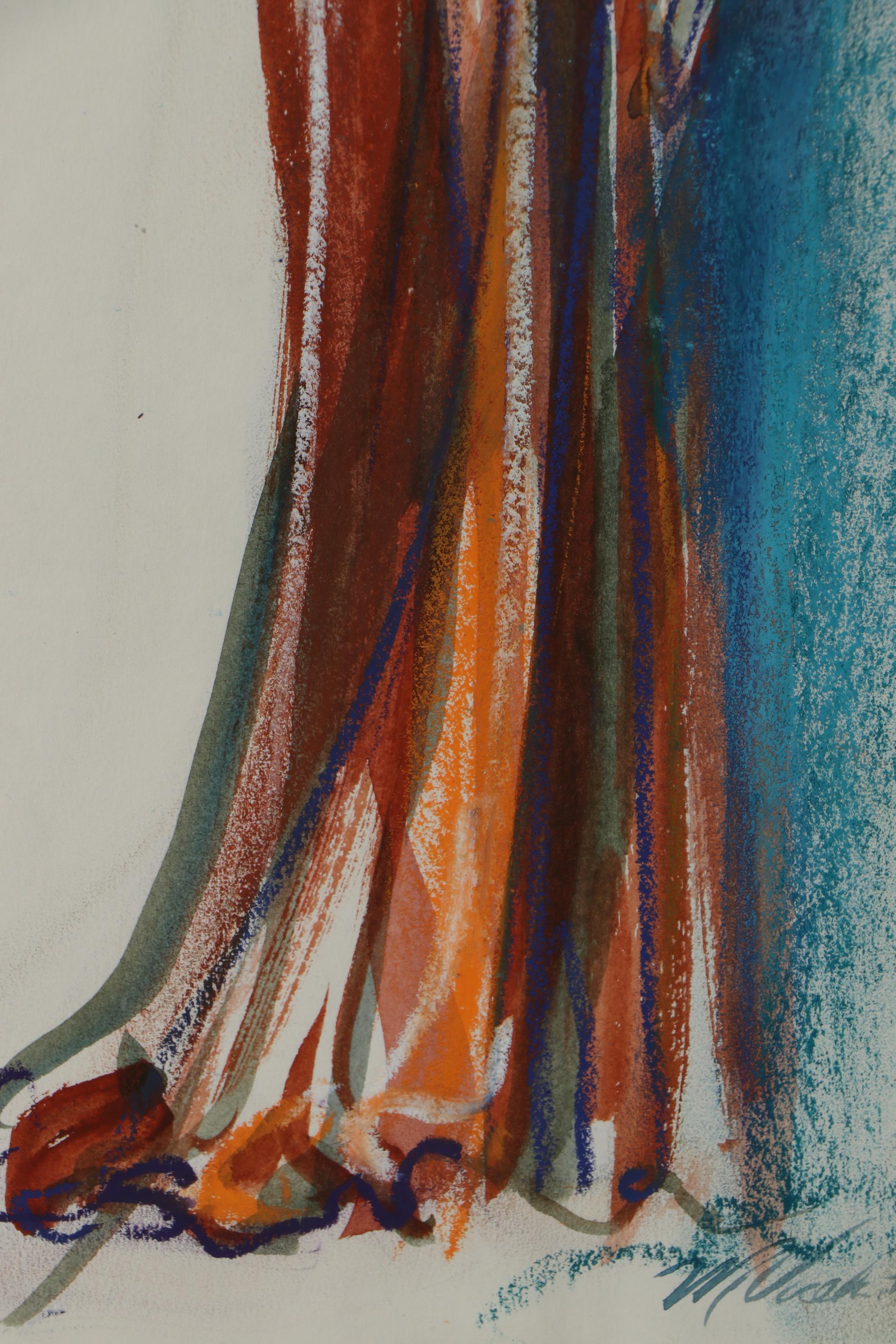 Margaret Voelker-Ferrier Watercolor Fashion Illustrations