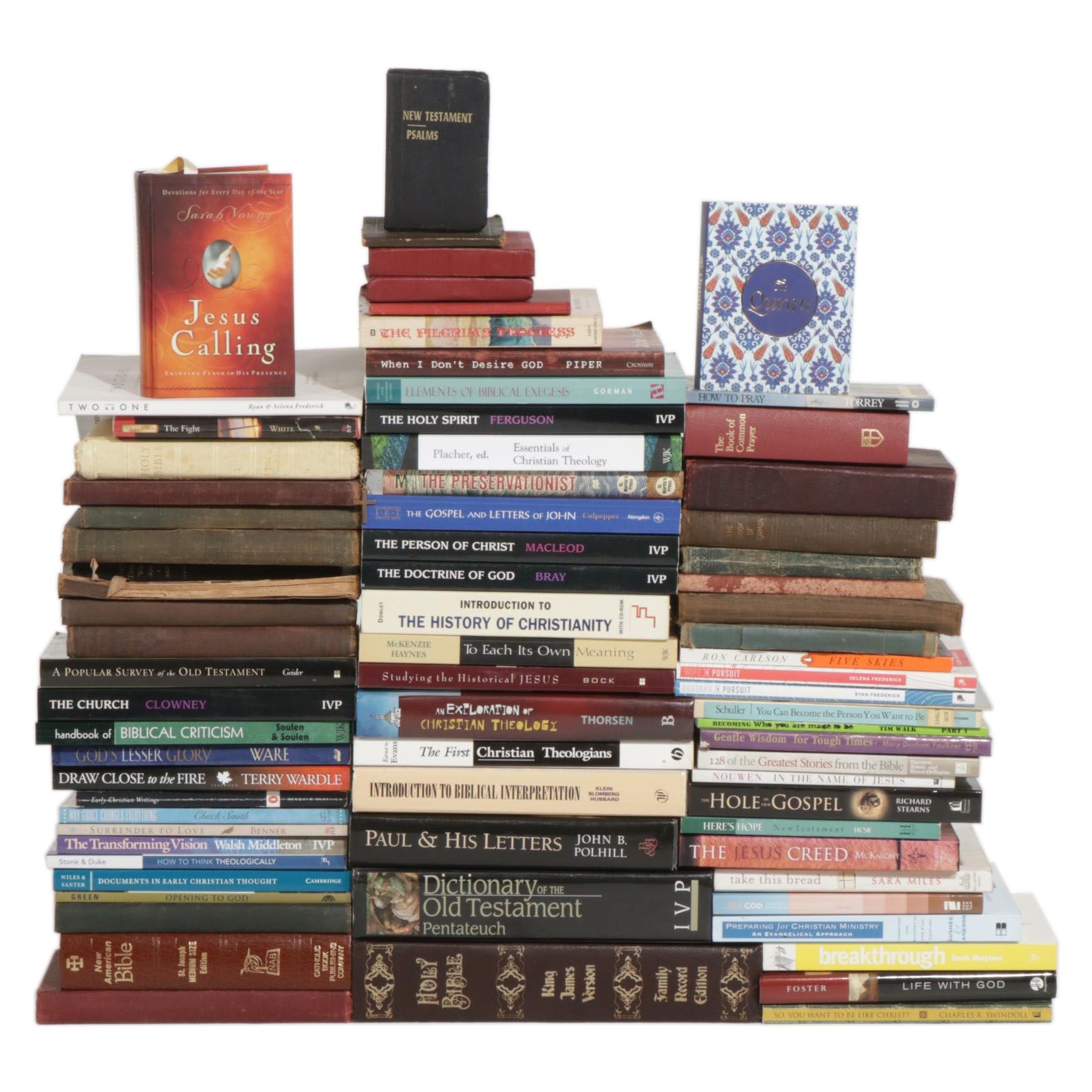 "Jesus Calling" by Sarah Young and More Religion and Theology Books