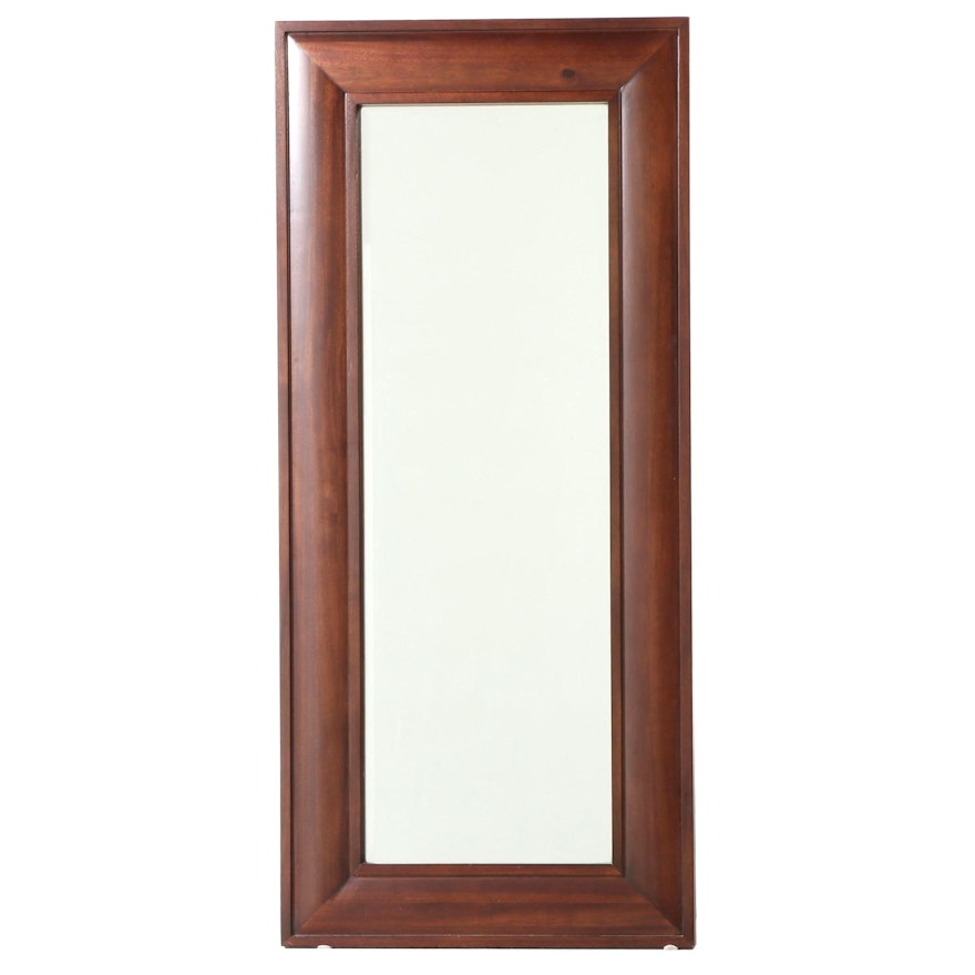 Wood Framed Easel Floor Length Mirror, Late 20th Century