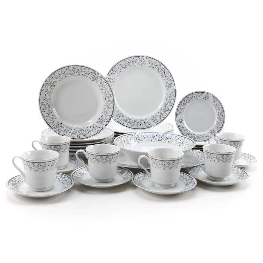 MTK Tohki Porcelain Dinnerware, Late 20th Century