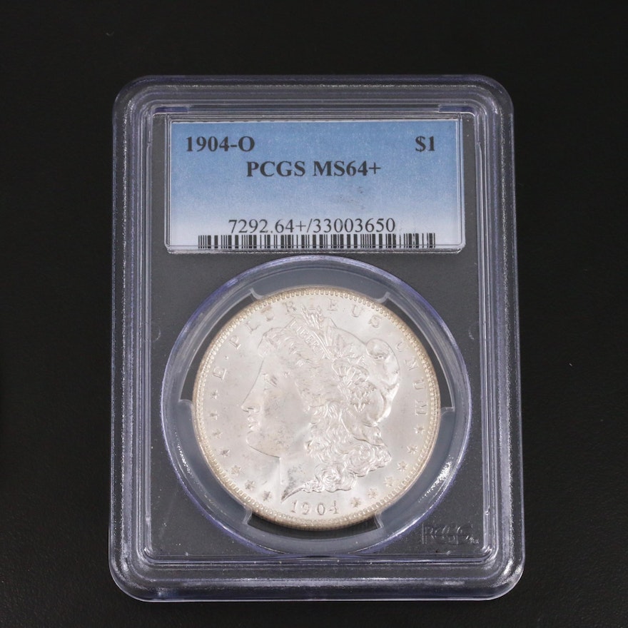 PCGS Graded MS64+ 1904-O Silver Morgan Dollar