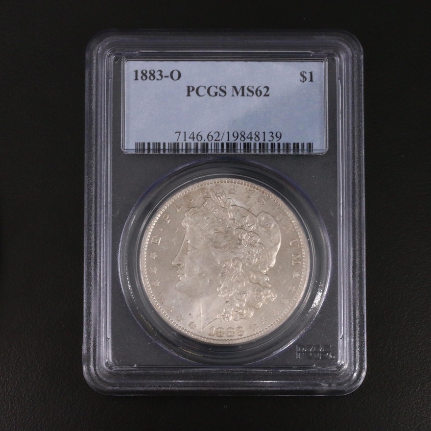 PCGS Graded MS62 1883-O Silver Morgan Dollar