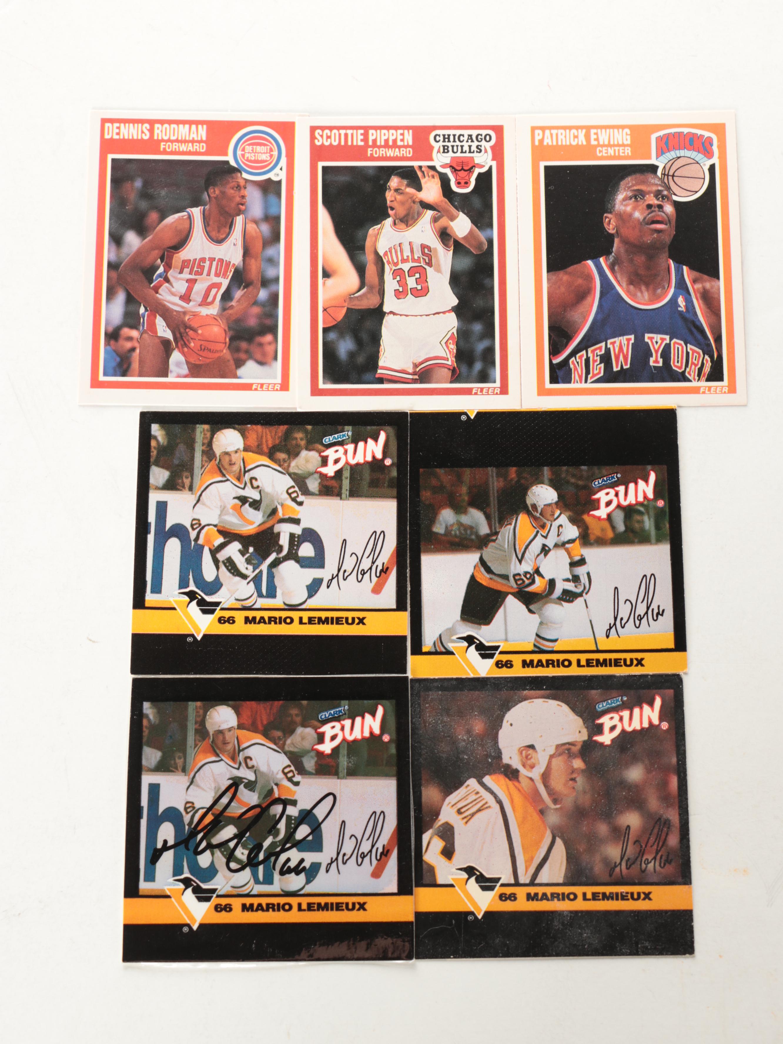 Mario Lemieux Signed Card, Other Rookies, Complete Sets, Sealed Packs, Promos