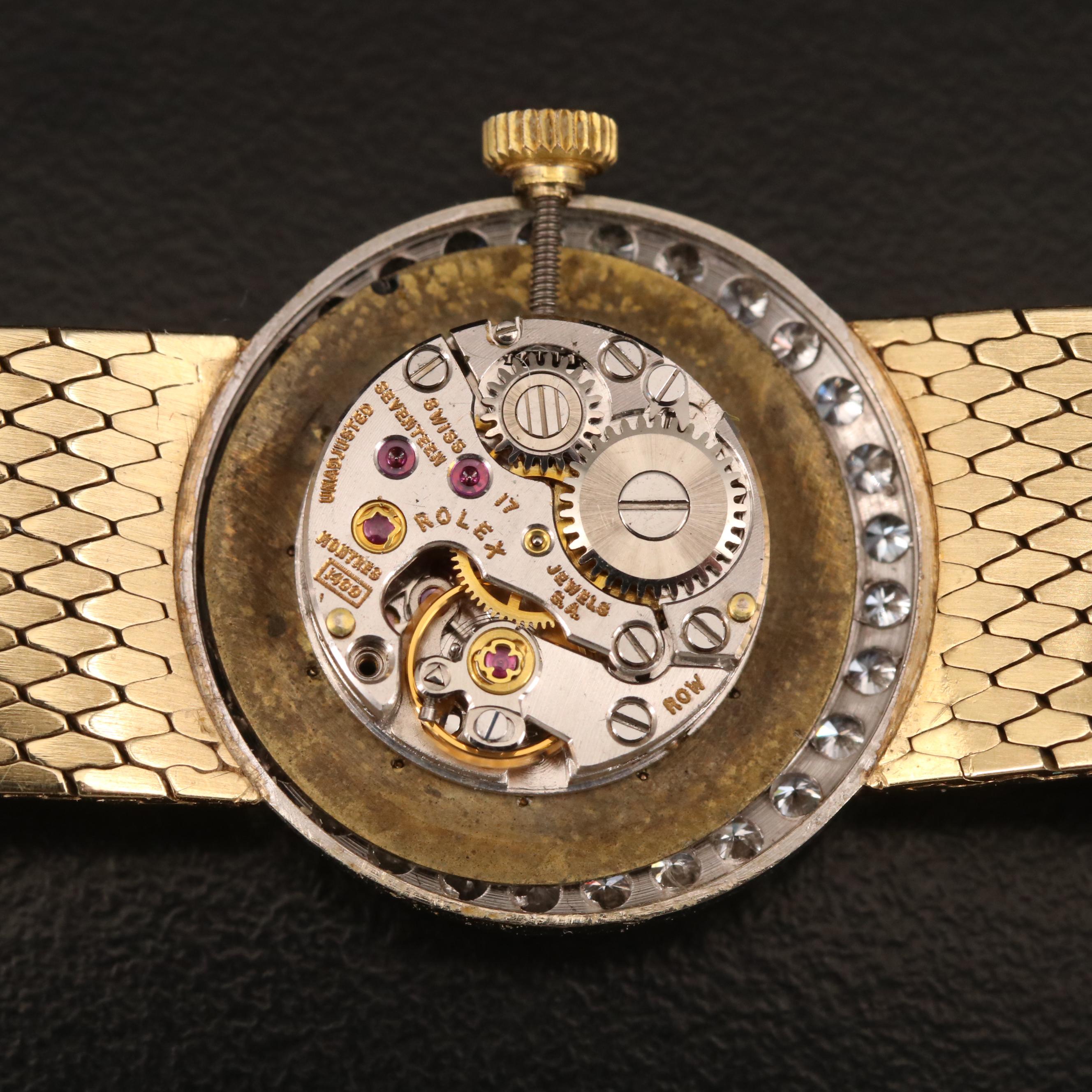 Vintage Rolex Diamond Watch