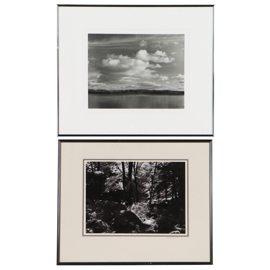 Brett Jackson Landscape Silver Print Photographs, 1985
