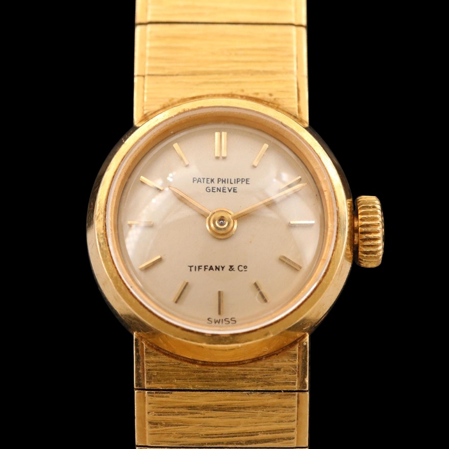 Patek Philippe for Tiffany & Co. 18K Stem Wind Wristwatch