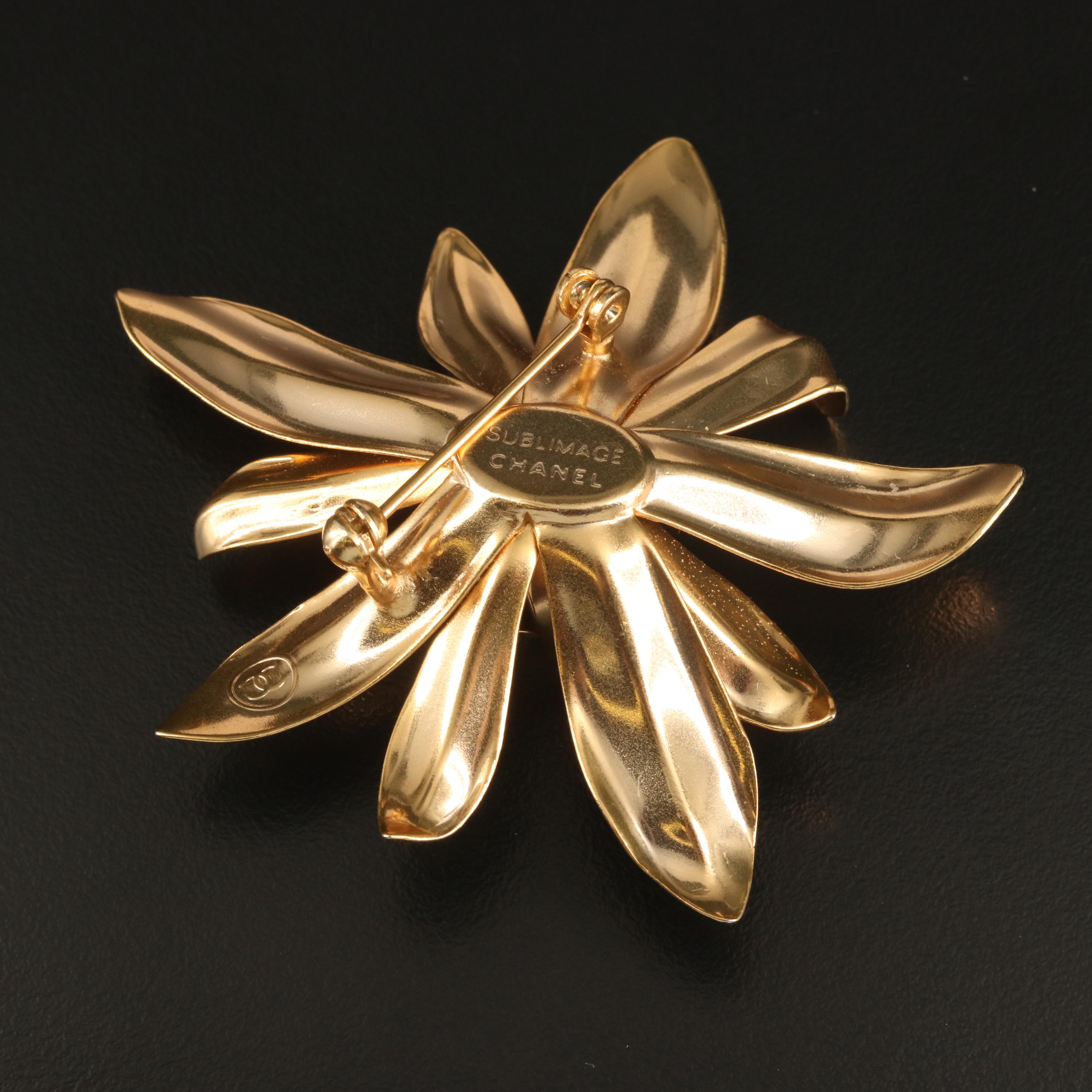 Chanel "Sublimage" Floral Brooch
