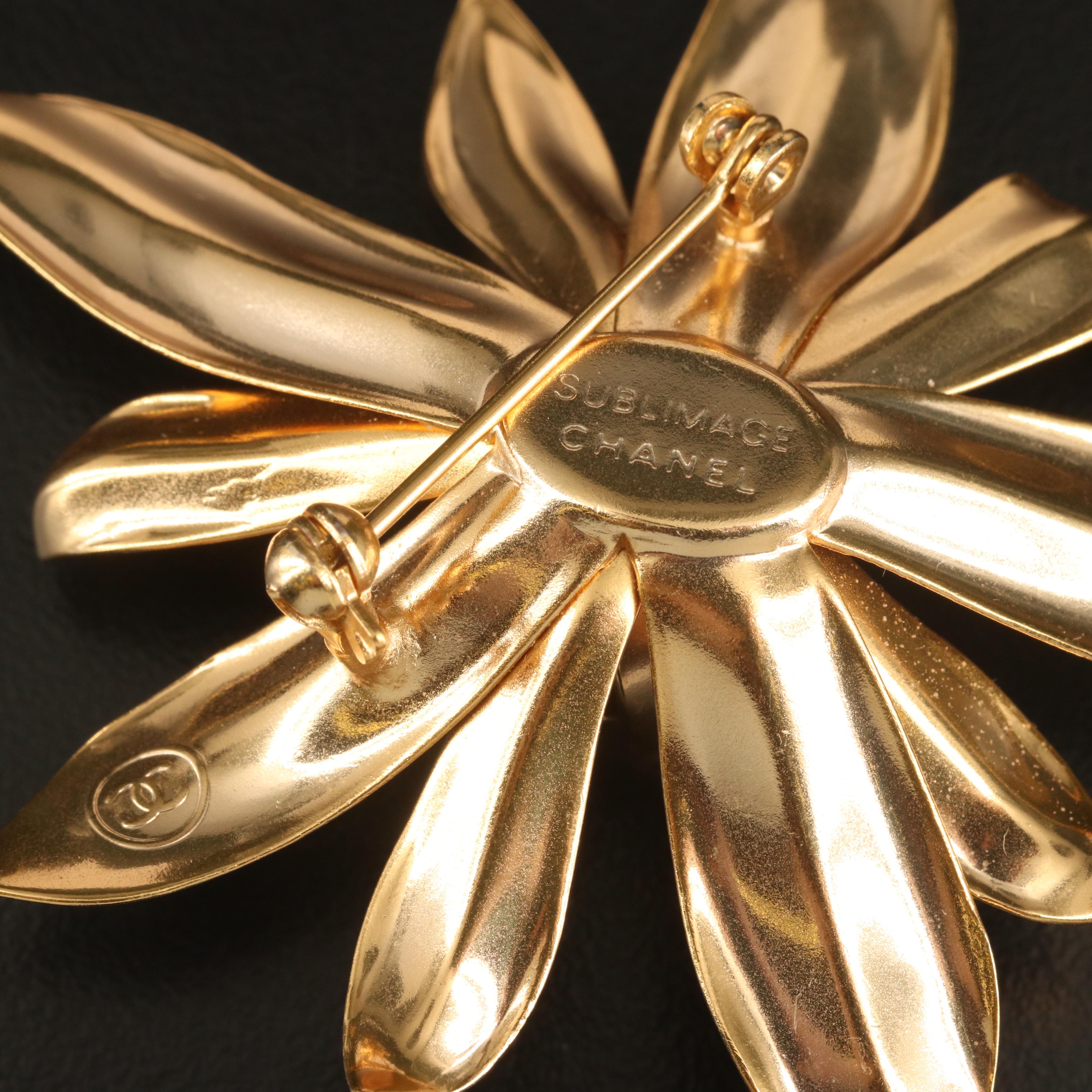 Chanel "Sublimage" Floral Brooch