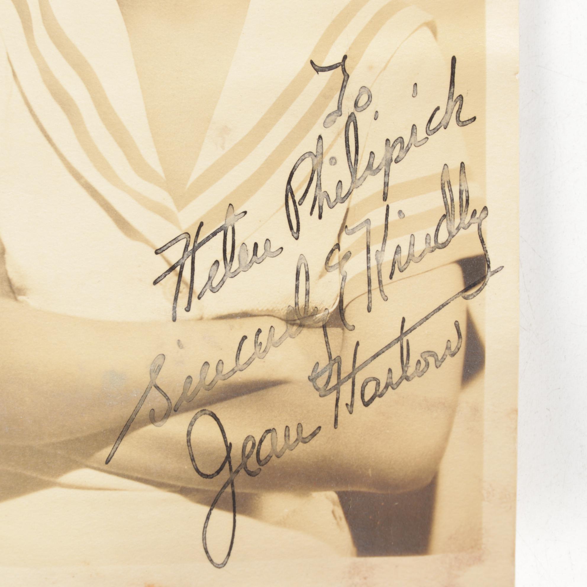 Jean Harlow and Ray Bolger Signed Photographs
