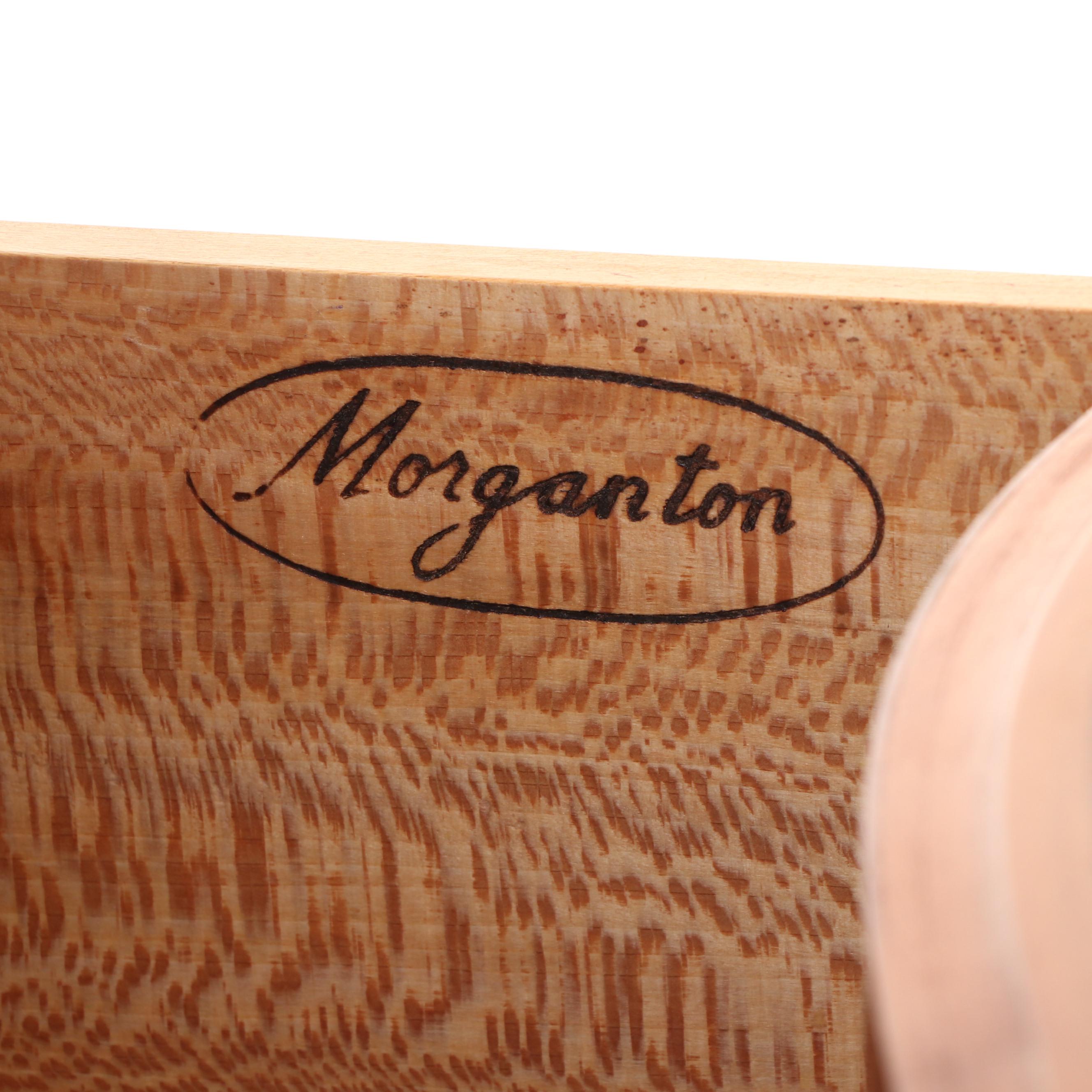 Morganton Federal Style Cherrywood Serpentine China Cabinet, 20th Century