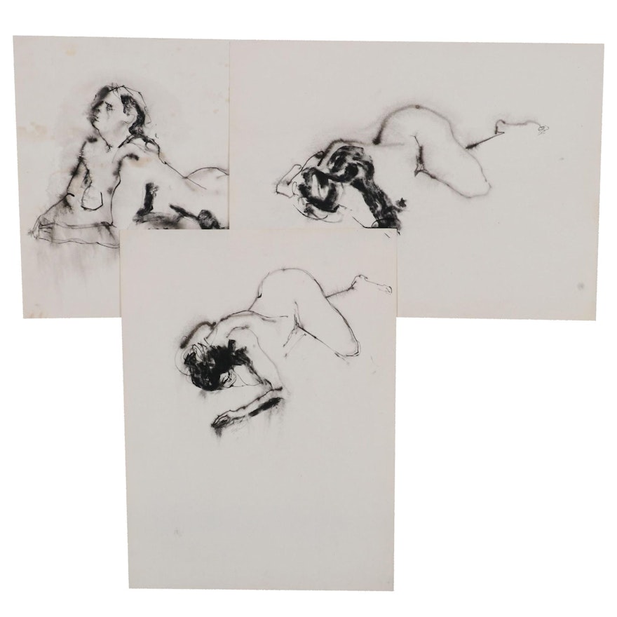 John Tuska Ink Drawings, Late 20th Century