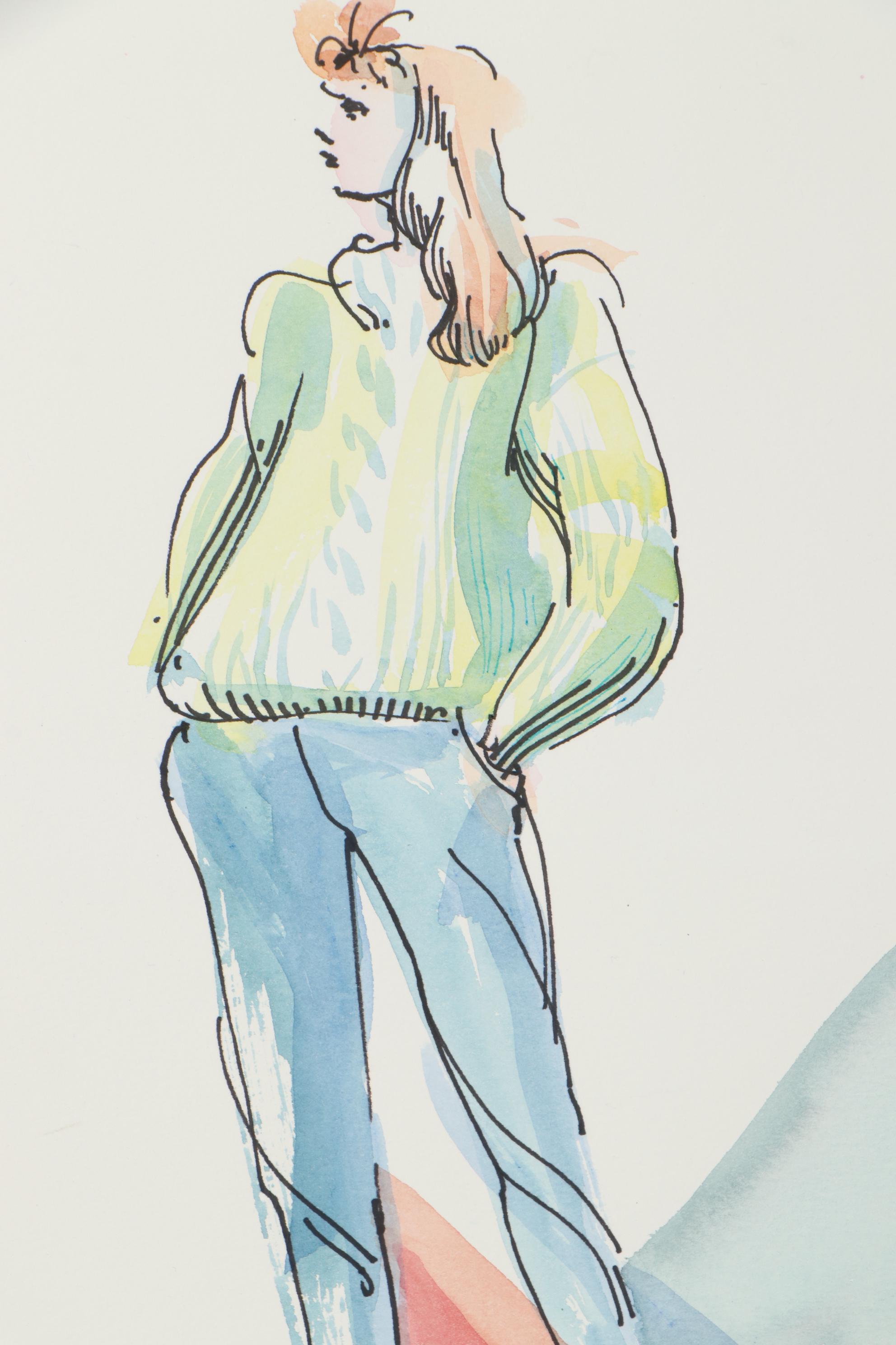 Margaret Voelker-Ferrier Fashion Illustrations