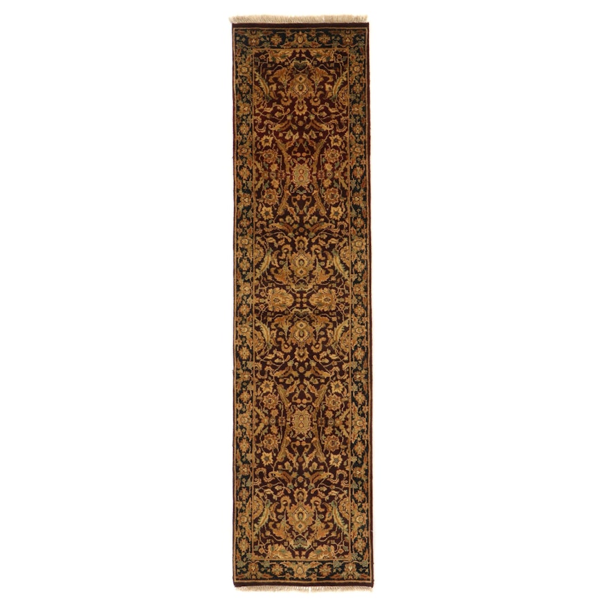 2'5 x 10'2 Hand-Knotted Indo-Persian Tabriz Carpet Runner