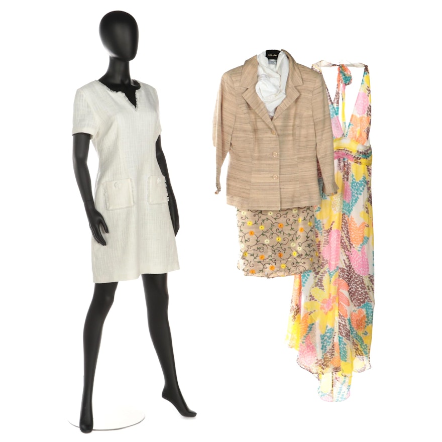 Karl Lagerfeld Paris Tweed Sheath Dress, Givenchy Sleeveless Top, and More