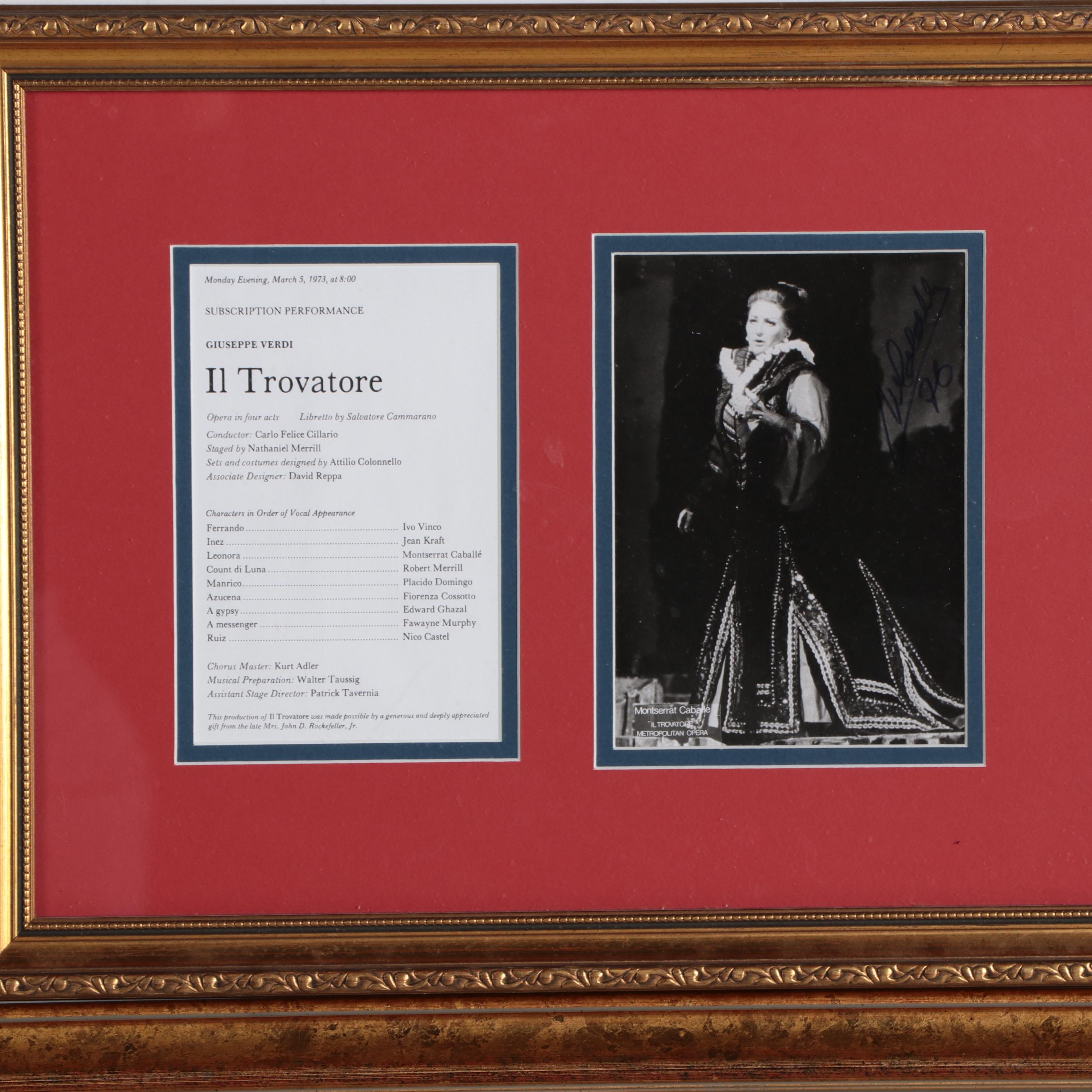 Paul Plishka, Anna Moffo, Rosa Ponselle, Franco Corelli Signed Opera Photos, COA