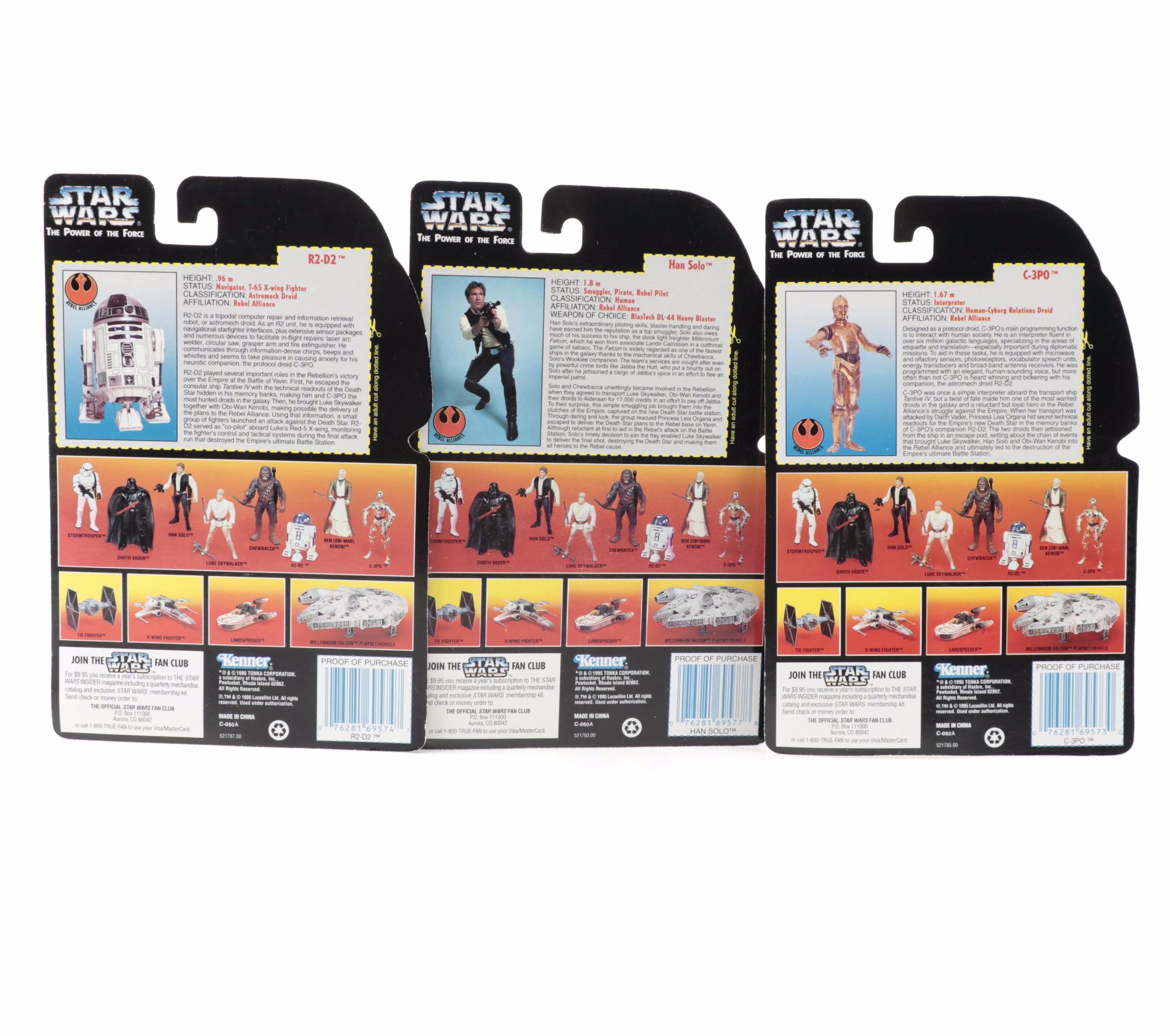 Kenner "Luke Skywalker" and Other "Star Wars" Action Figures, 1995