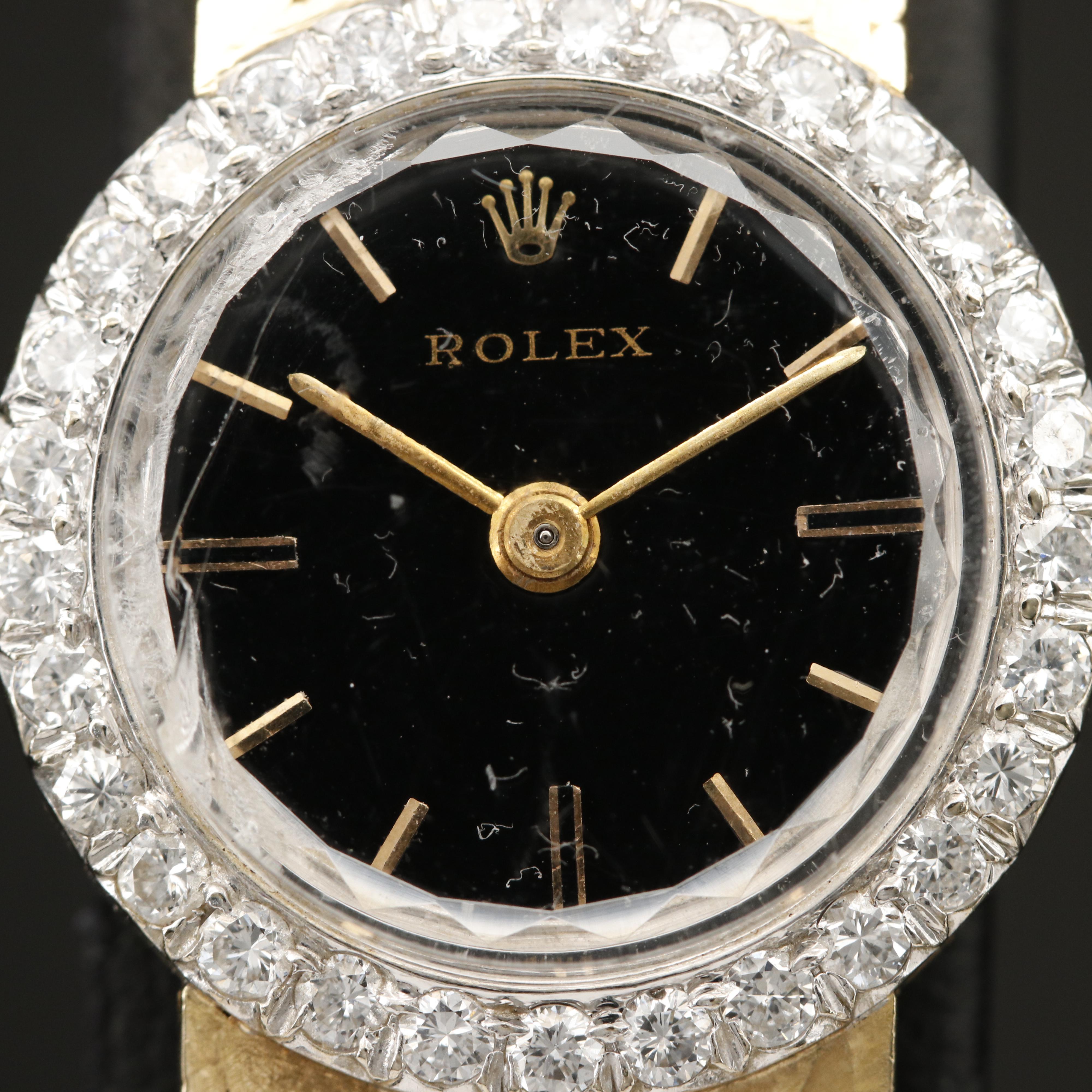 Vintage Rolex Diamond Watch