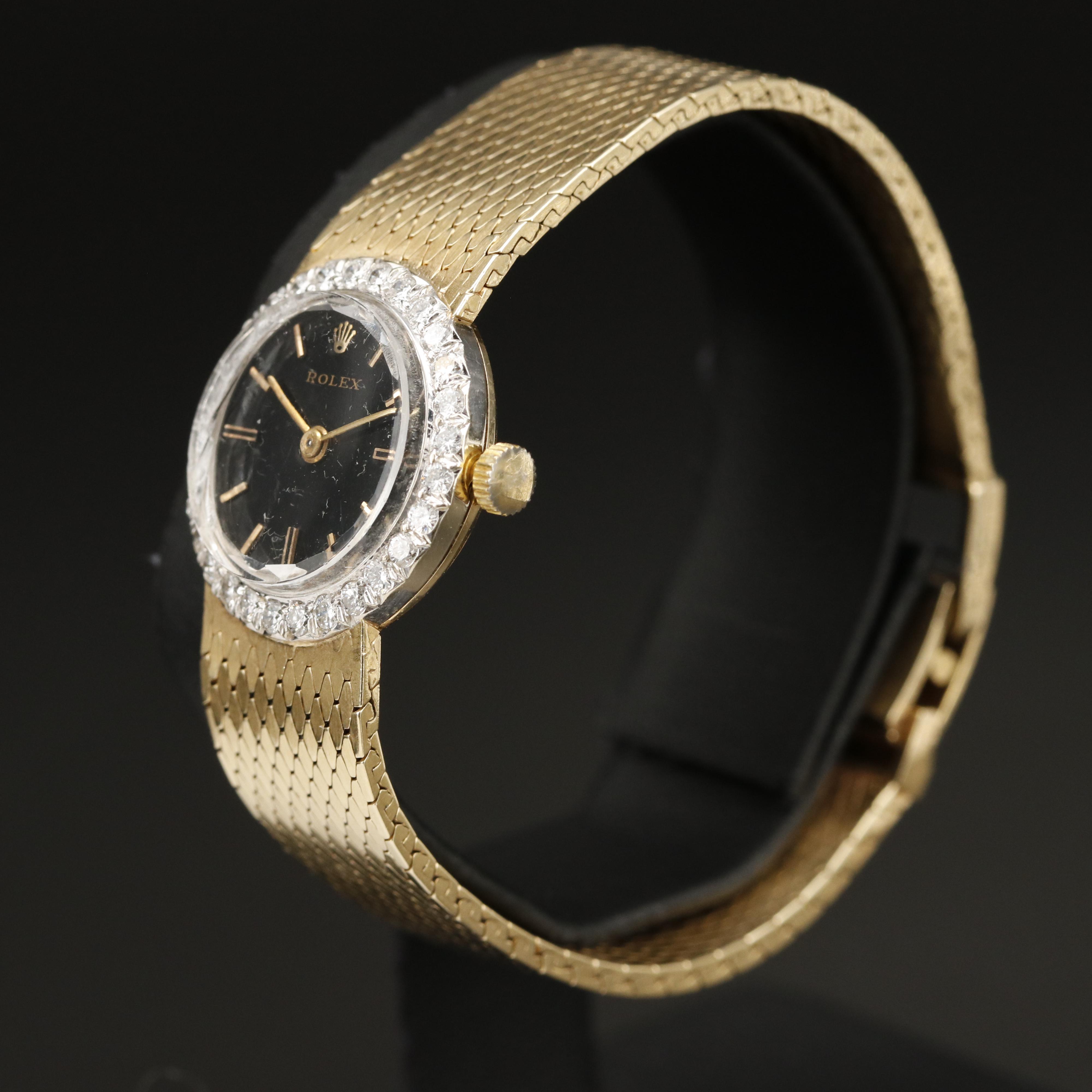 Vintage Rolex Diamond Watch