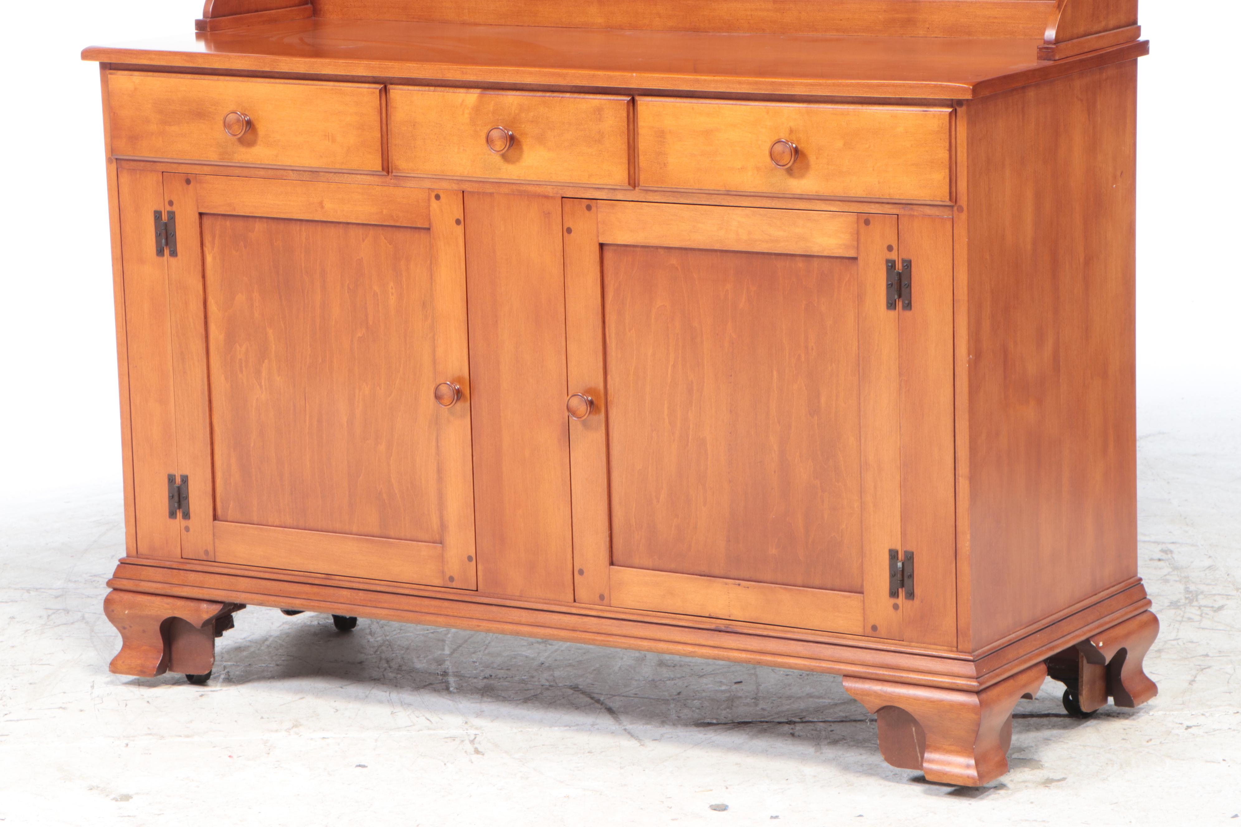 Heywood-Wakefield "Old Colony" Maple China Cupboard, 1930s