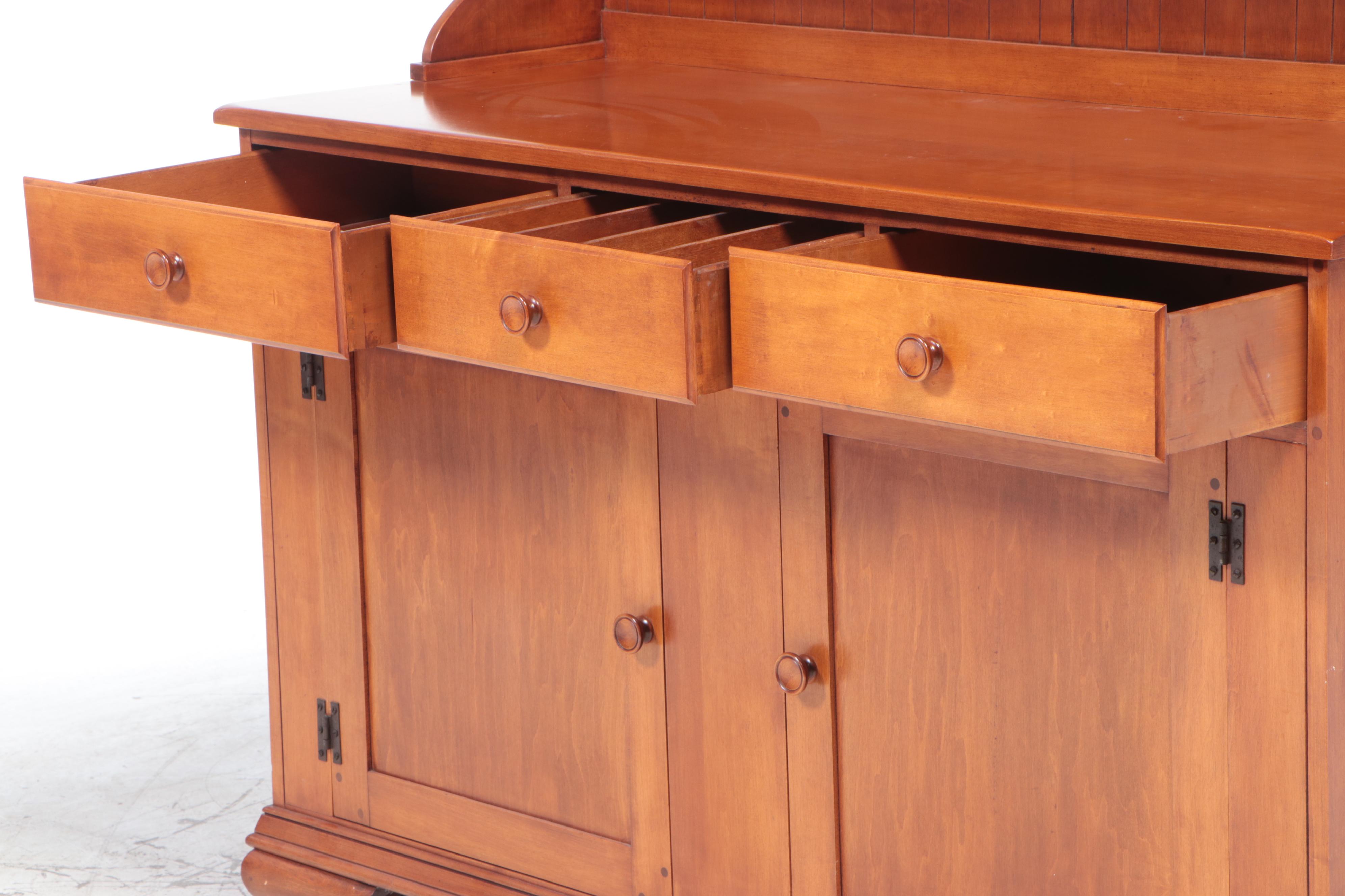 Heywood-Wakefield "Old Colony" Maple China Cupboard, 1930s