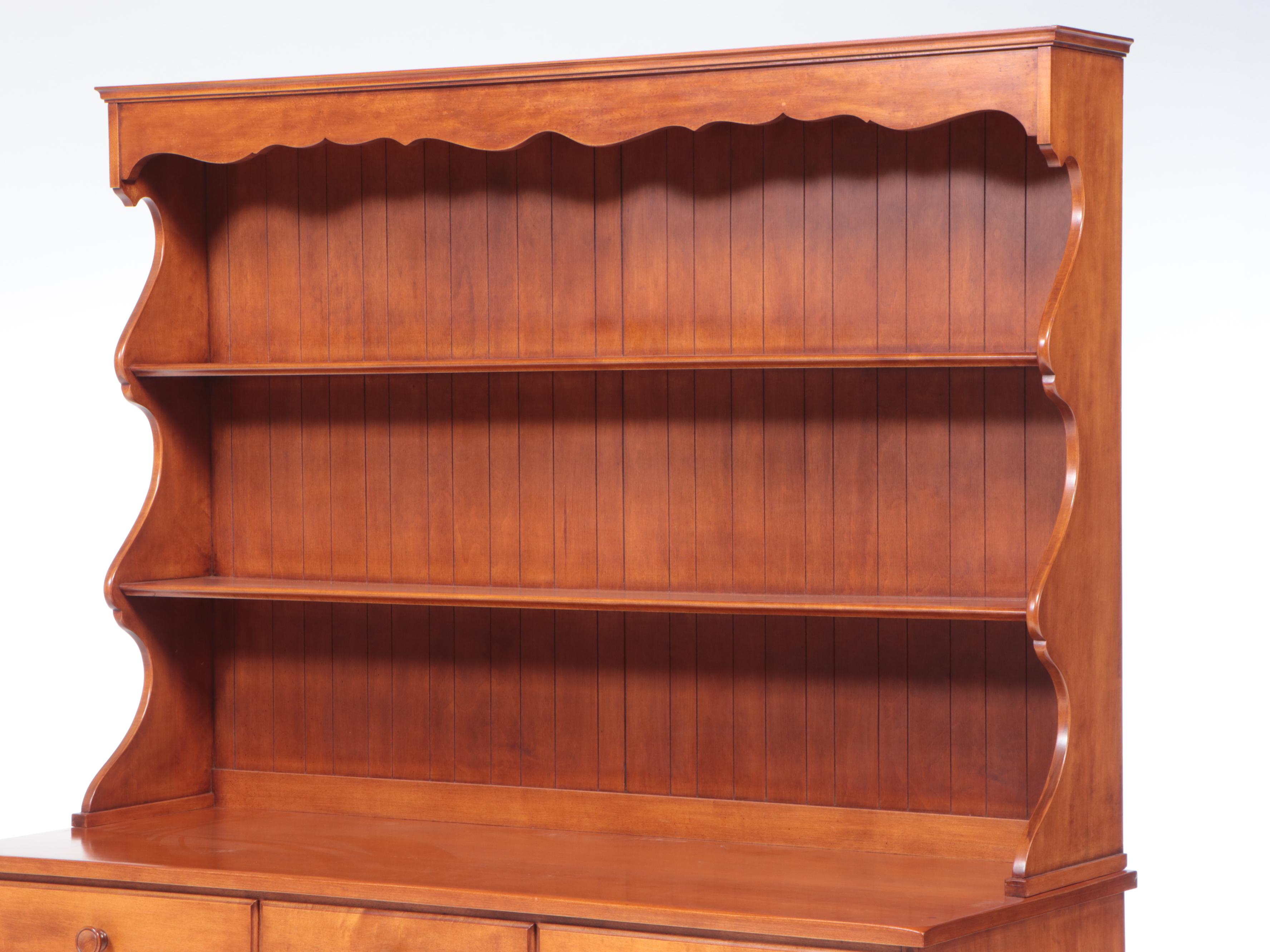 Heywood-Wakefield "Old Colony" Maple China Cupboard, 1930s