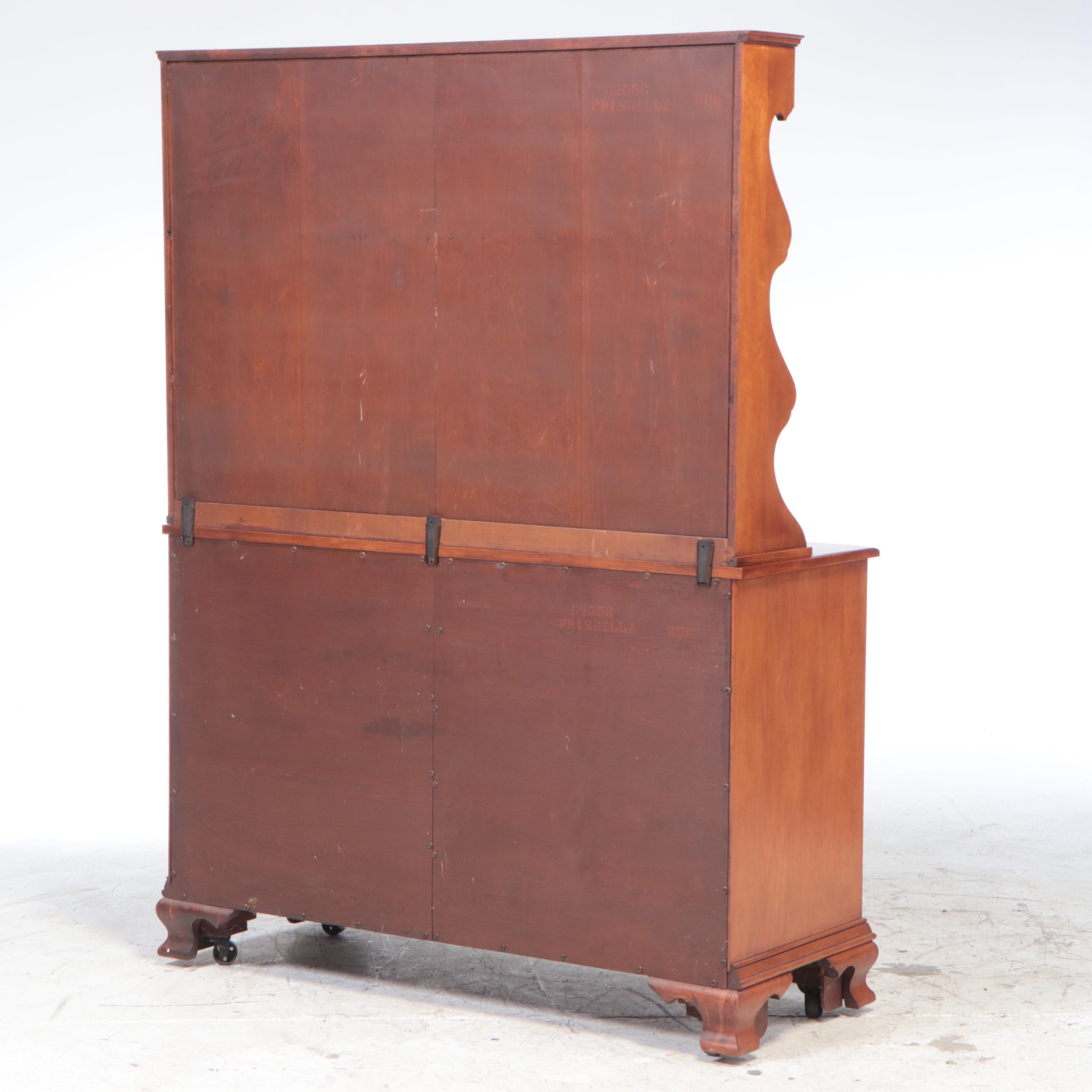 Heywood-Wakefield "Old Colony" Maple China Cupboard, 1930s