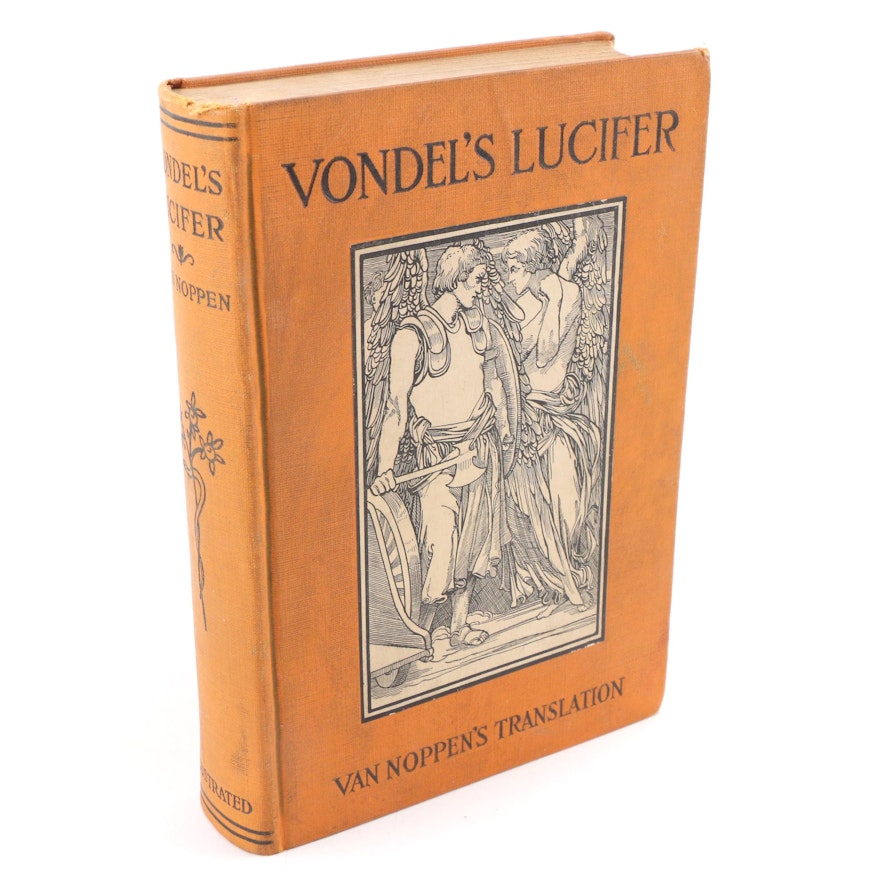 Illustrated "Vondel's Lucifer" by Joost van den Vondel, 1917