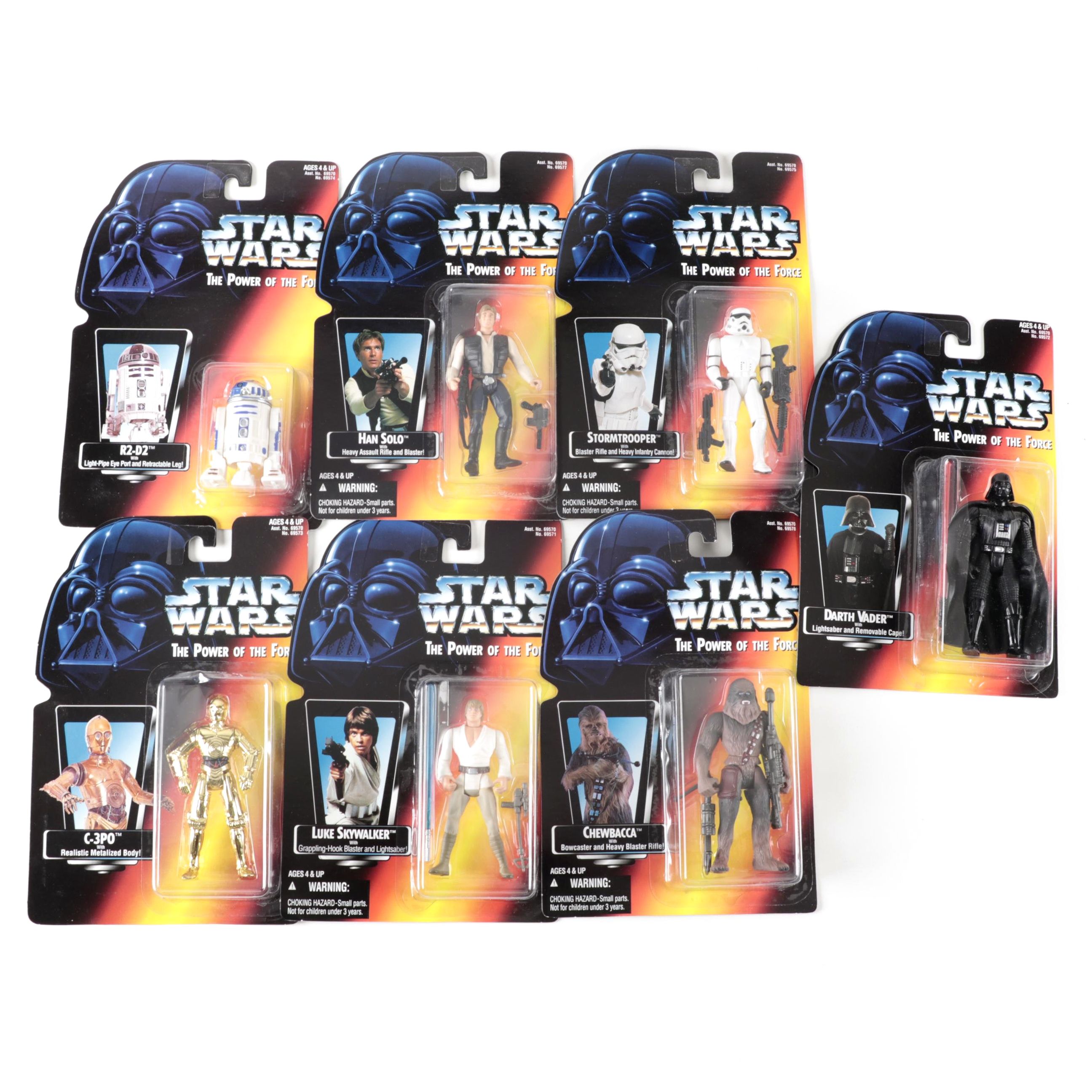 Kenner "Luke Skywalker" and Other "Star Wars" Action Figures, 1995