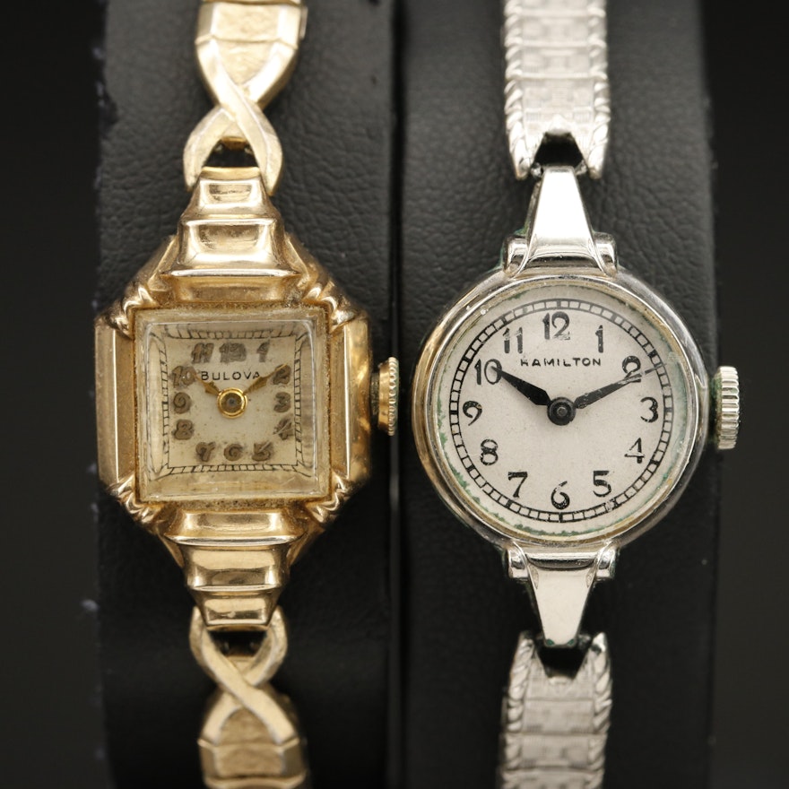 Hamilton and Bulova Gold Filled Wristwatch