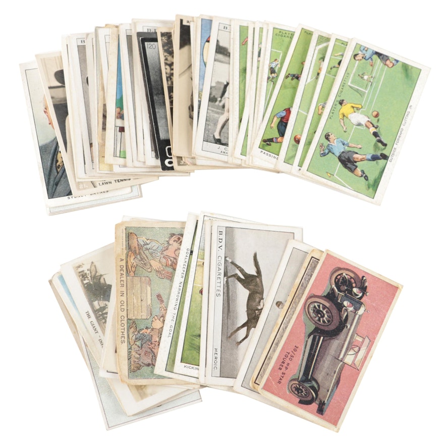 Military, Aviation, Automobiles, Sports, & Other British Cigarette Cards