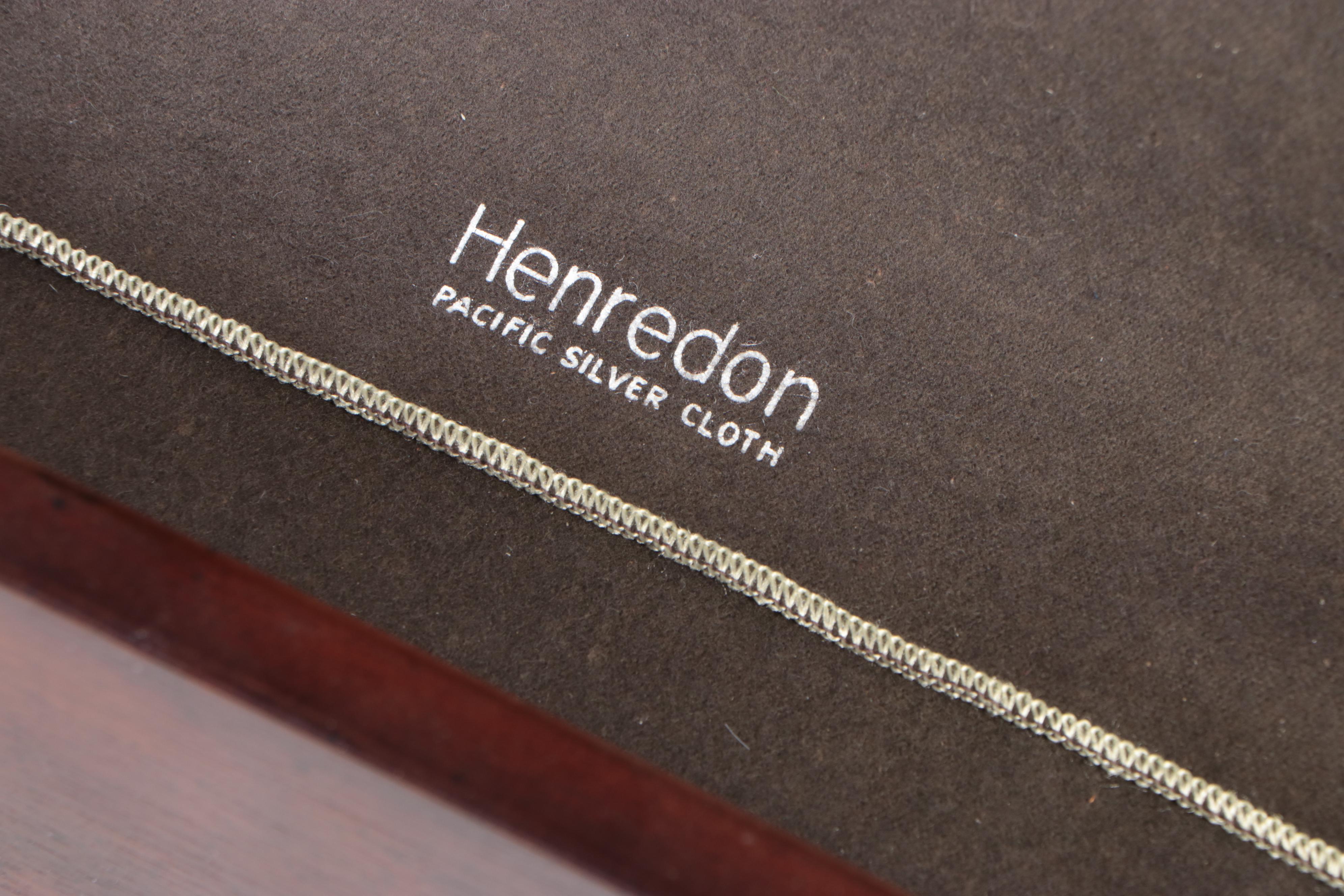 Henredon George III Style Mahogany Breakfront China Cabinet