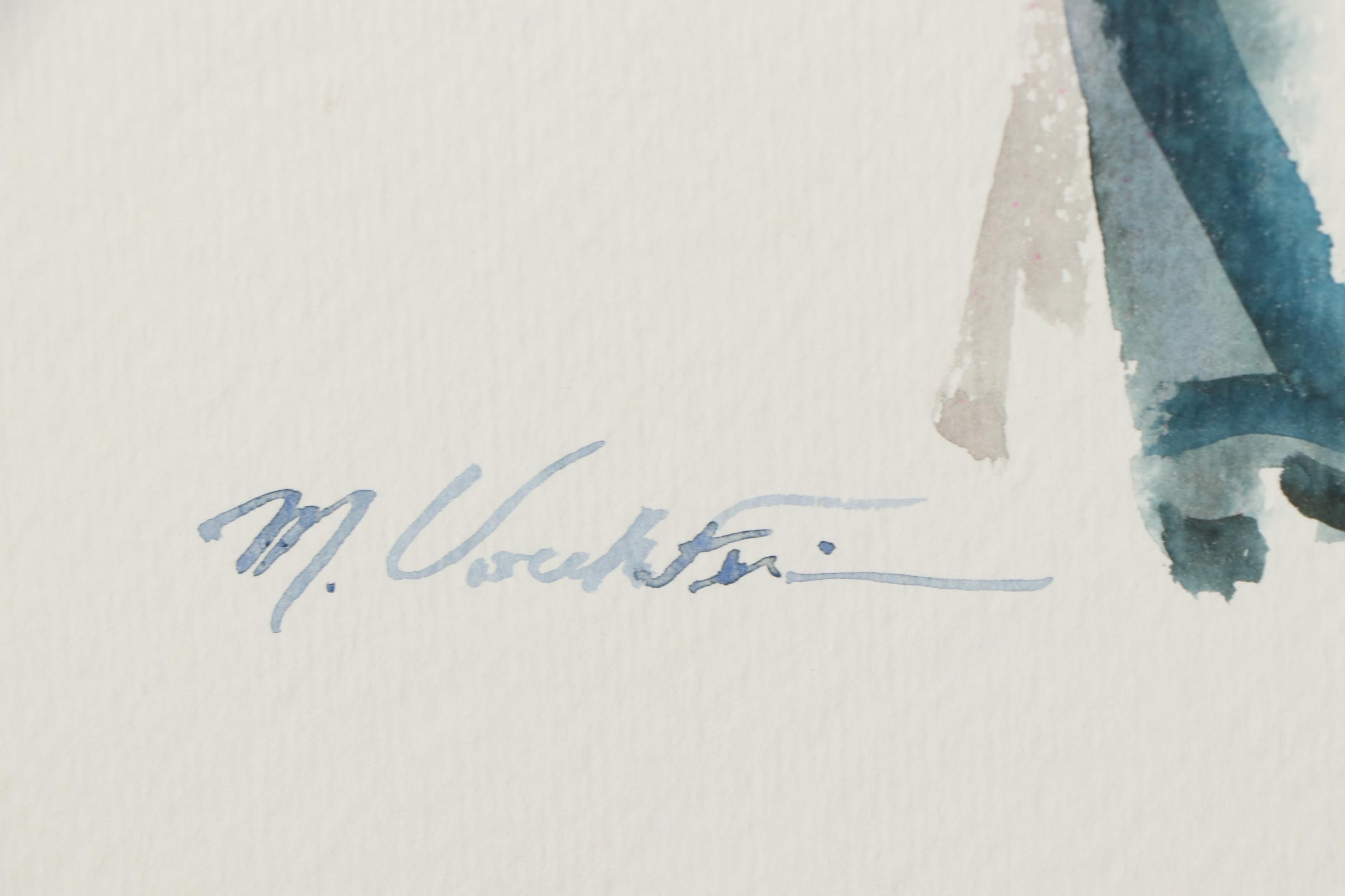 Margaret Voelker-Ferrier Watercolor Fashion Illustrations