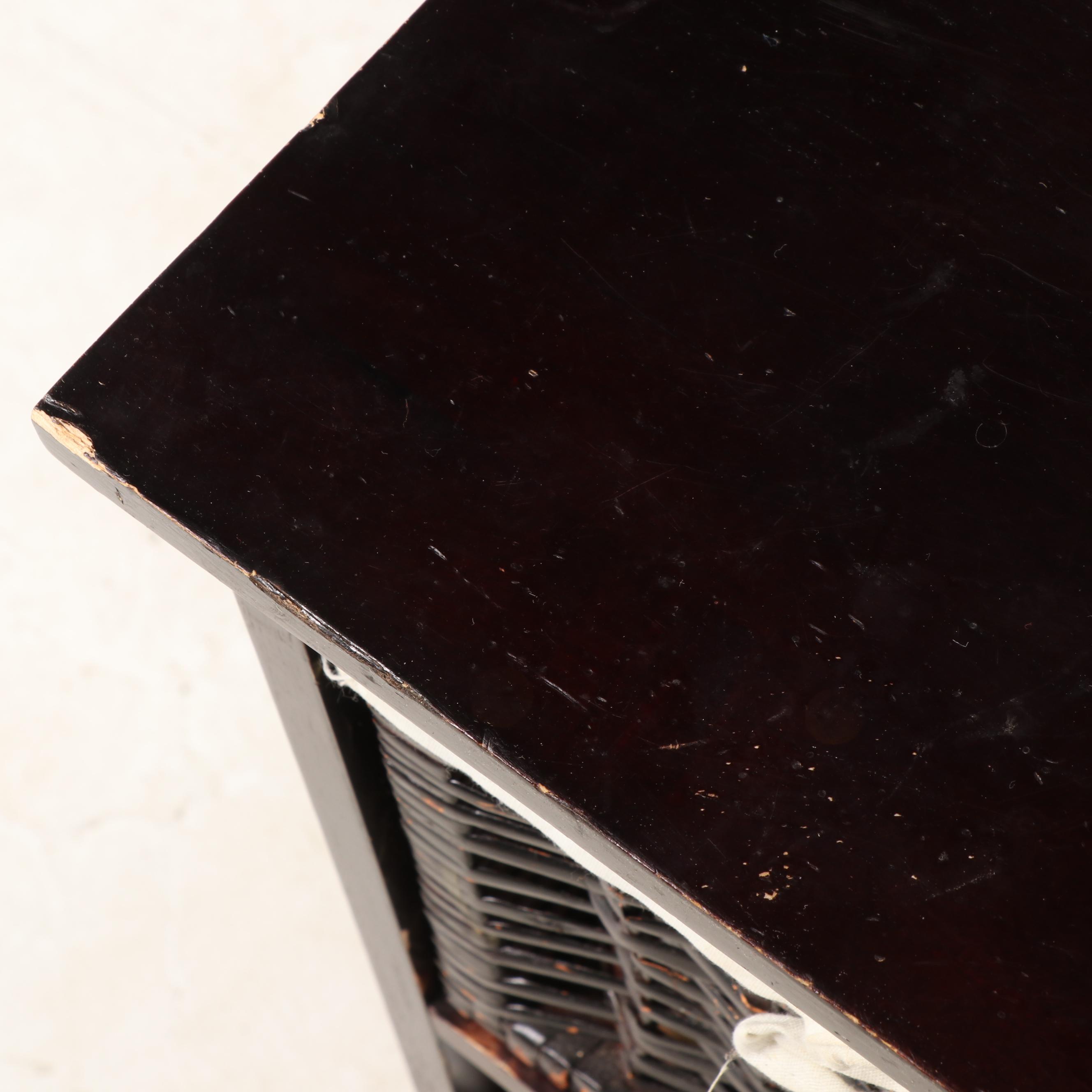 Contemporary Five-Basket Storage Console