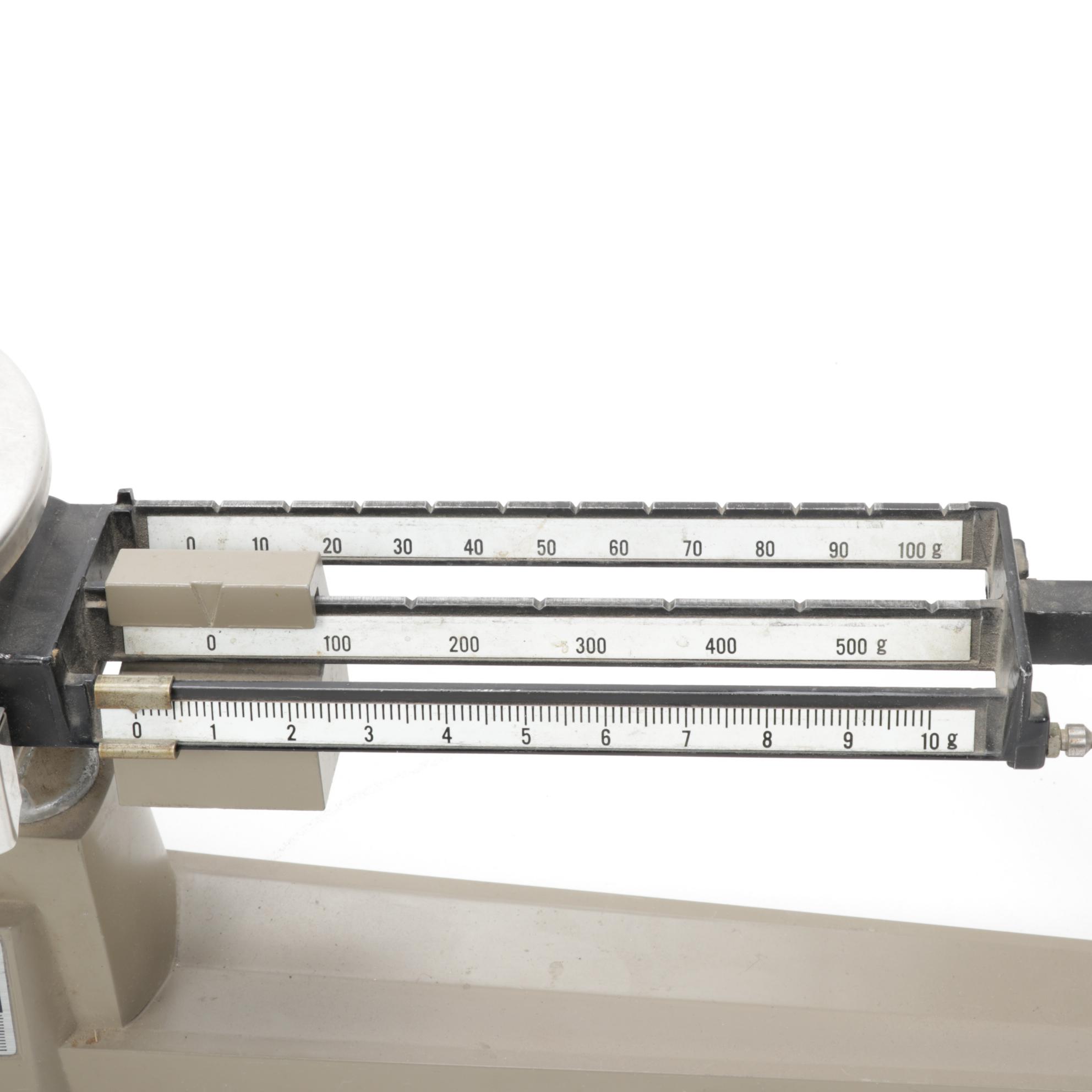 Ohaus Triple Beam Balance Scale with Ace Glass Vapor Duct Tube