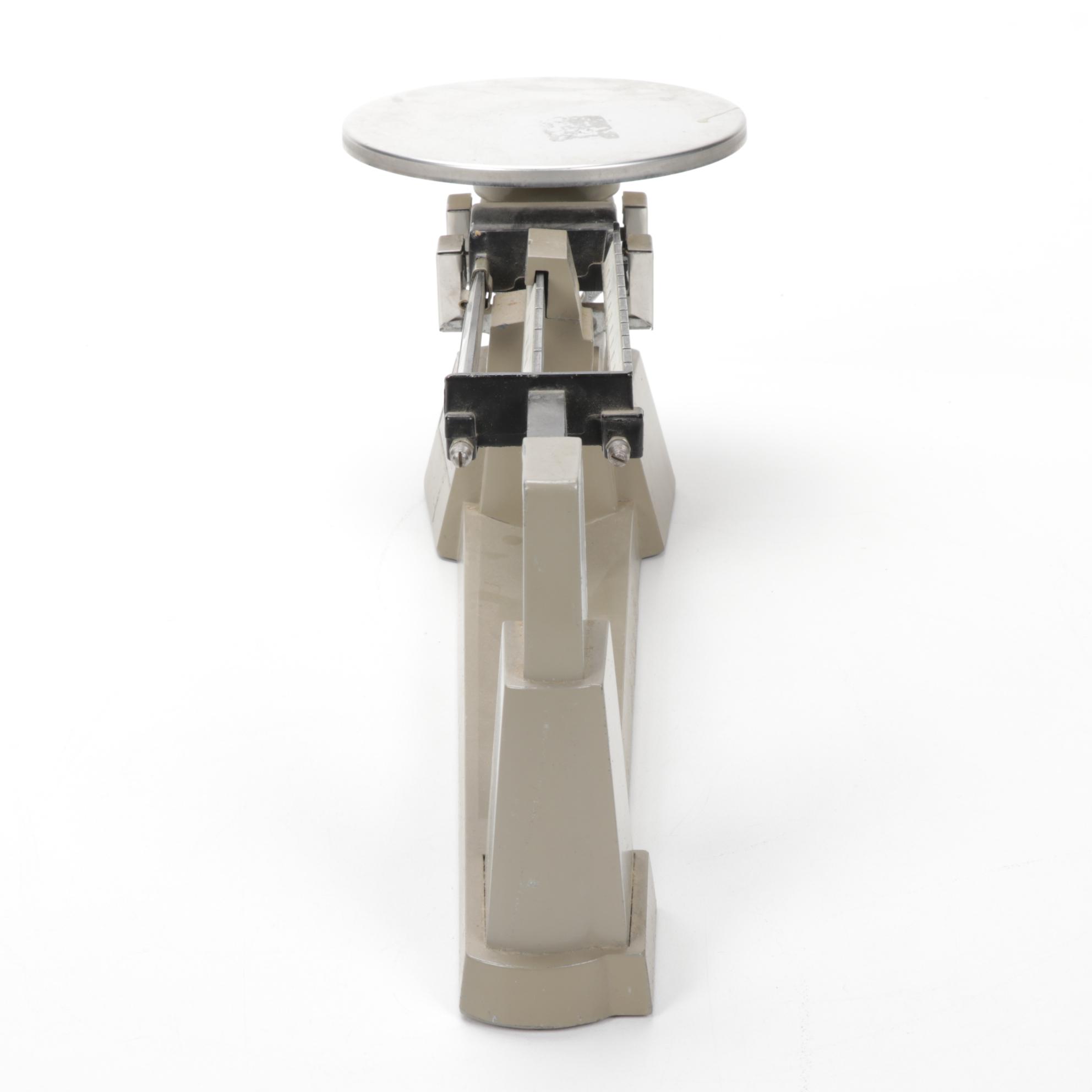 Ohaus Triple Beam Balance Scale with Ace Glass Vapor Duct Tube