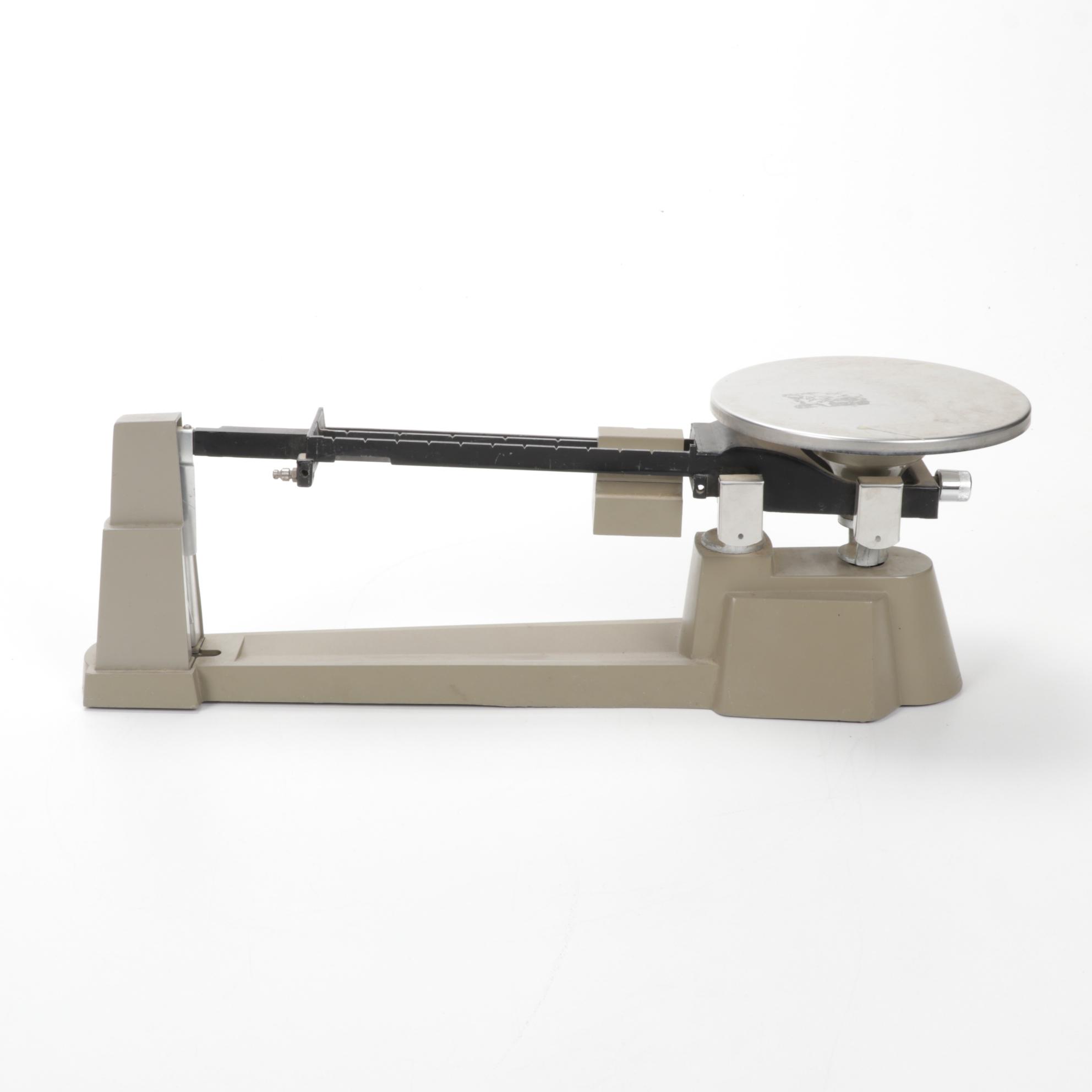 Ohaus Triple Beam Balance Scale with Ace Glass Vapor Duct Tube