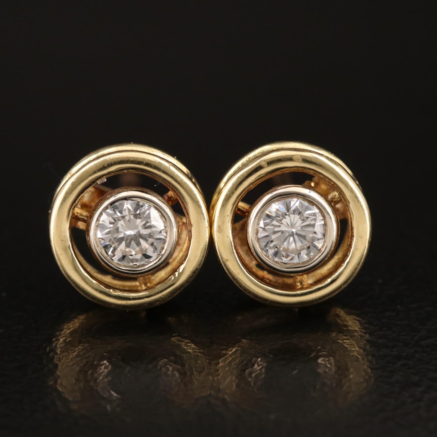 14K 0.45 CTW Diamond Stud Earrings