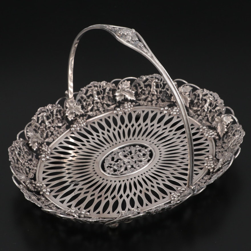 Bigelow, Kennard & Co. Sterling Silver Bride's Basket, Late 19th/Early 20th C.