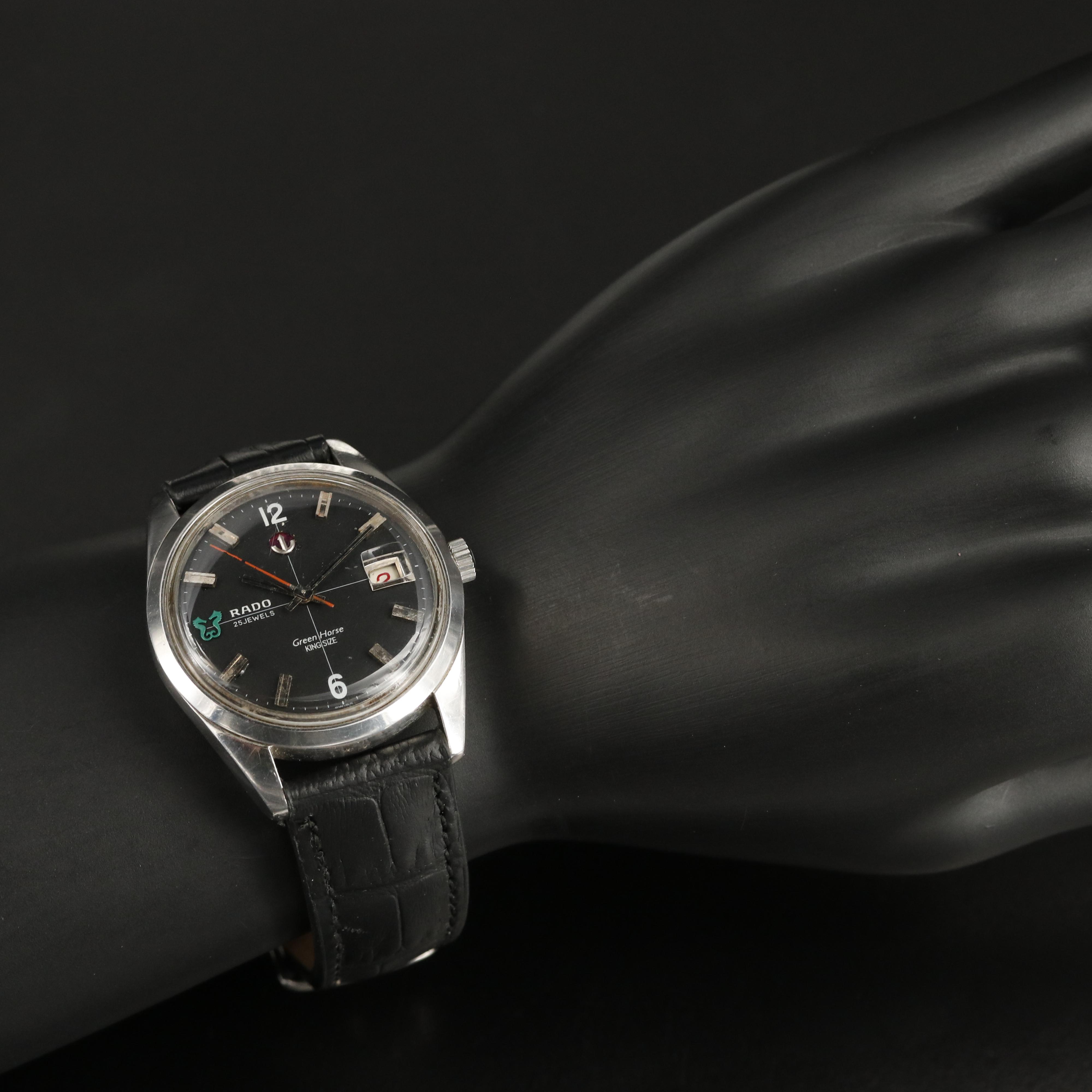 Vintage Rado"Green Horse" King Size Watch