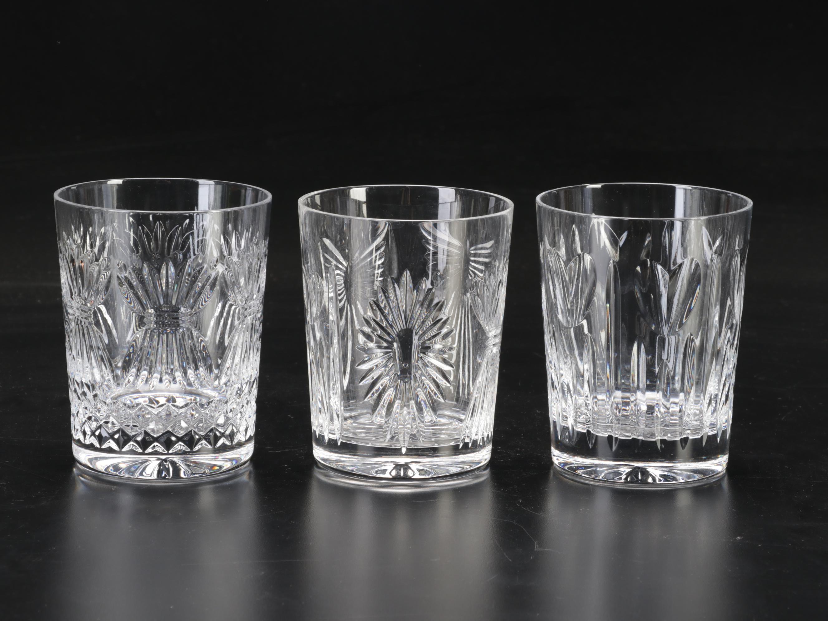 Waterford Crystal "Millenium Series" Double Old Fashioned Glasses