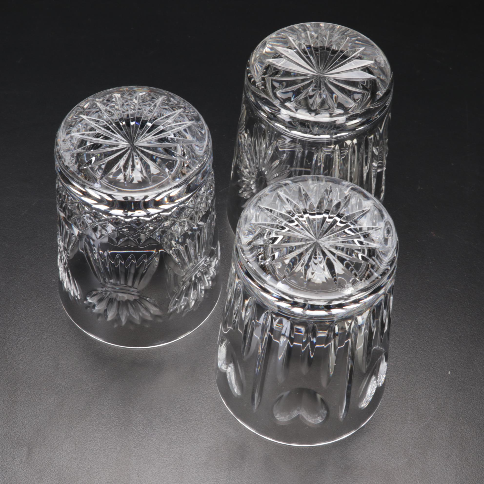 Waterford Crystal "Millenium Series" Double Old Fashioned Glasses
