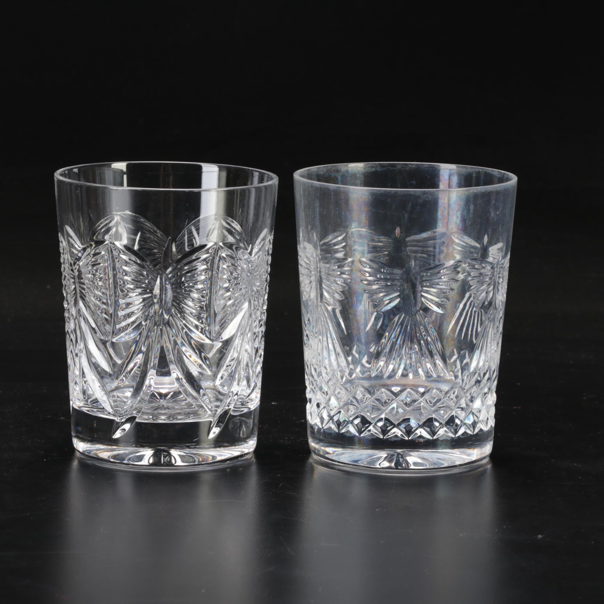 Waterford Crystal "Millenium Series" Double Old Fashioned Glasses