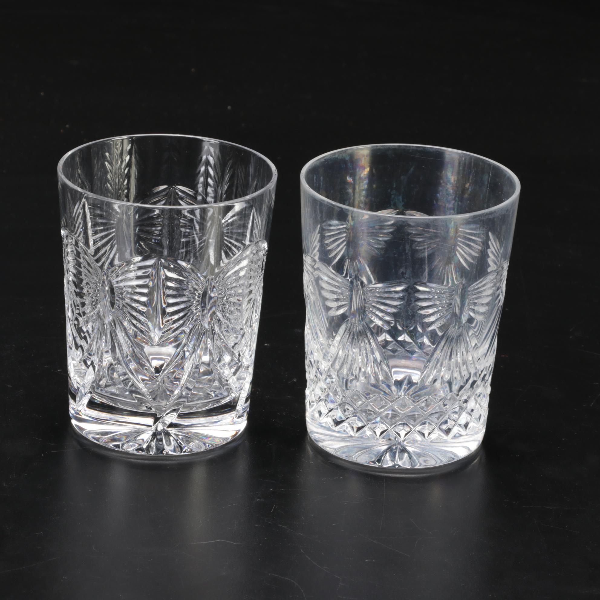 Waterford Crystal "Millenium Series" Double Old Fashioned Glasses